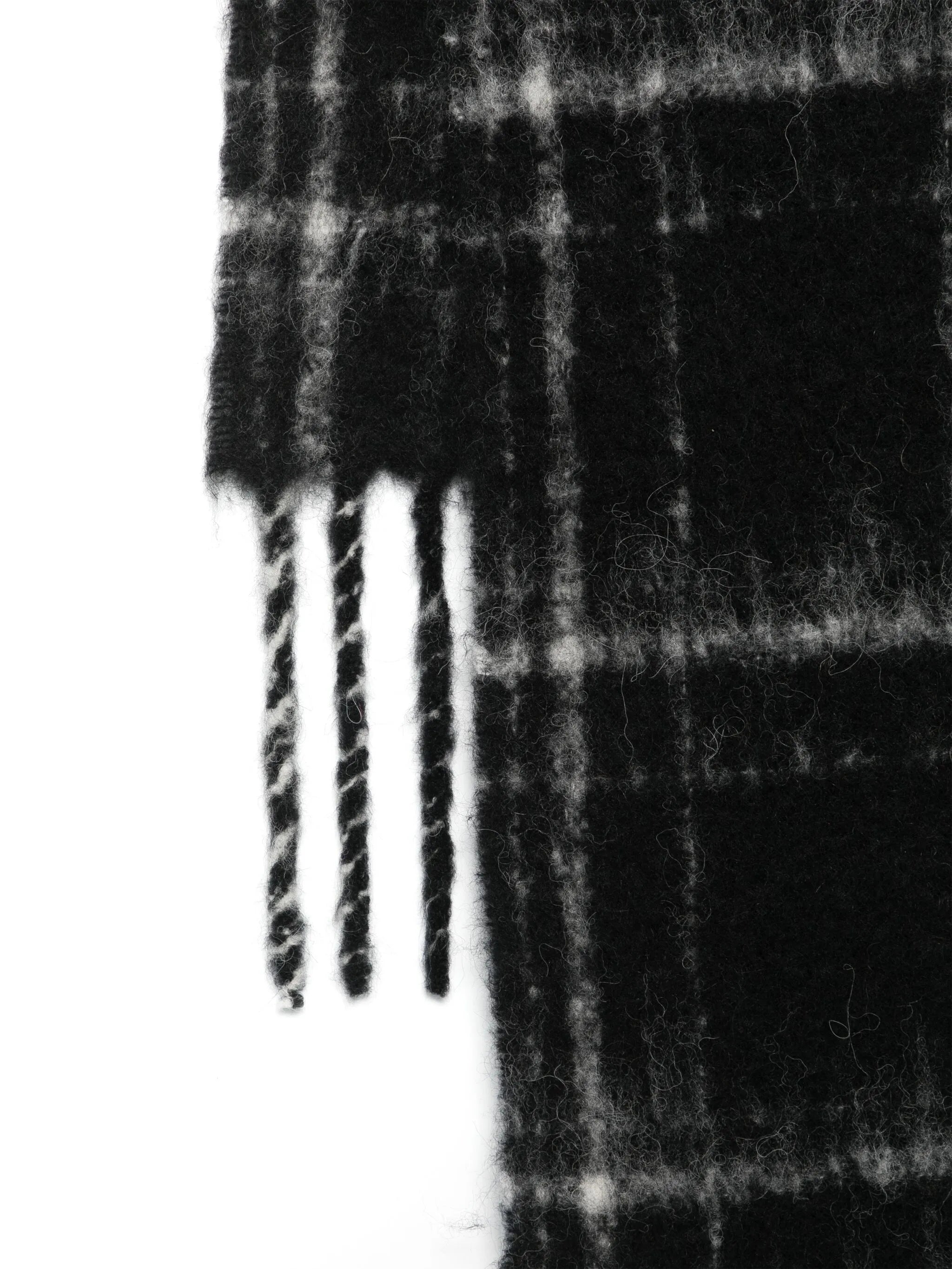 checked scarf