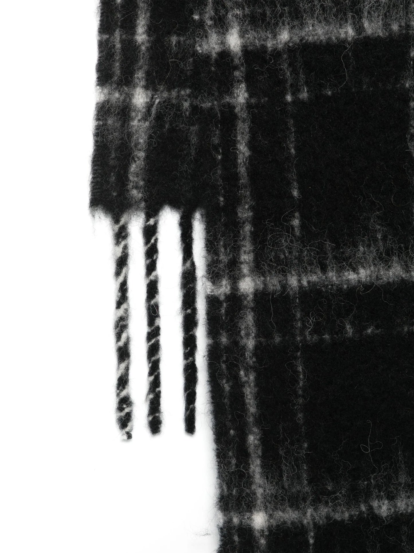 checked scarf