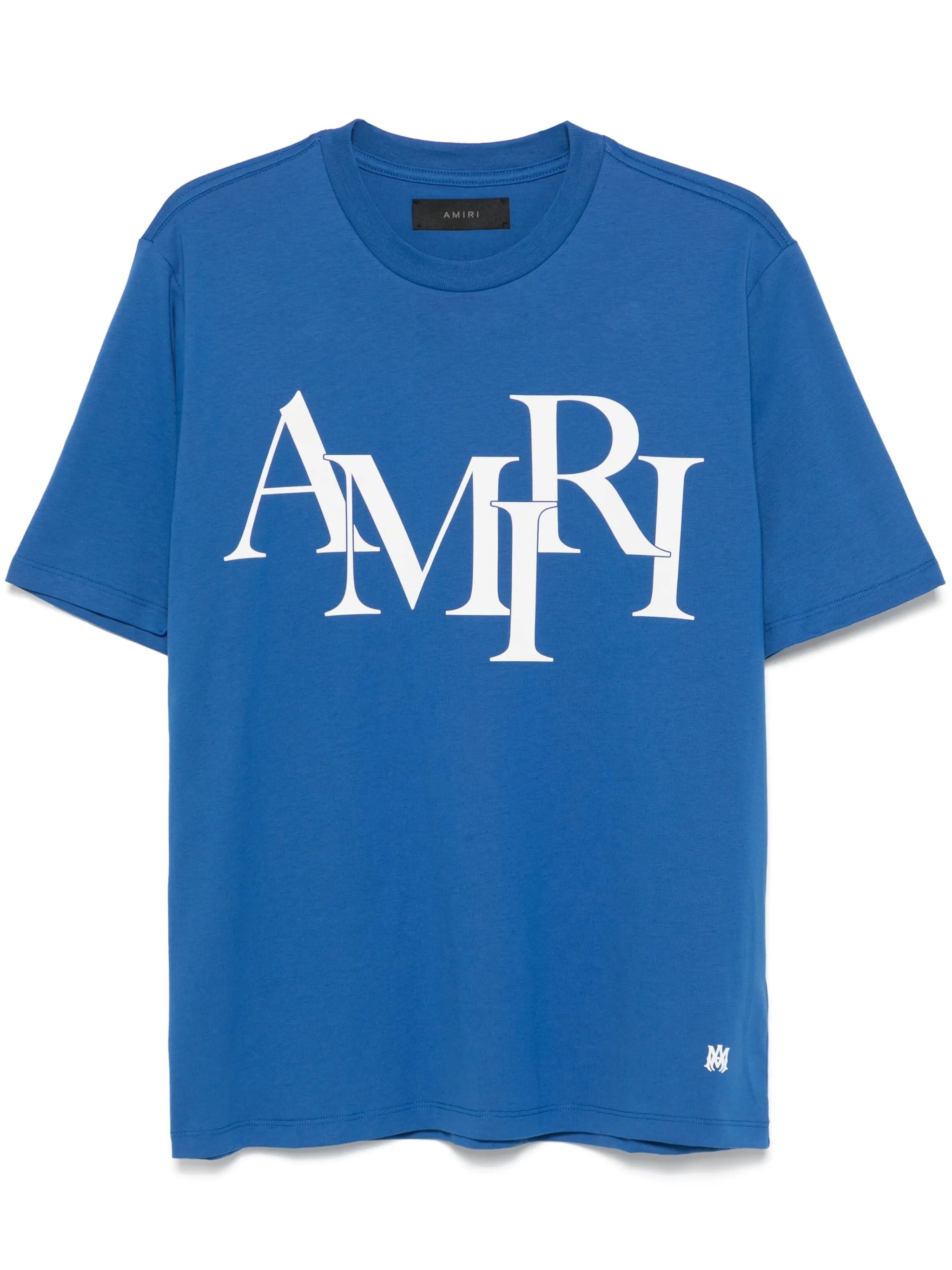 staggered-logo T-shirt