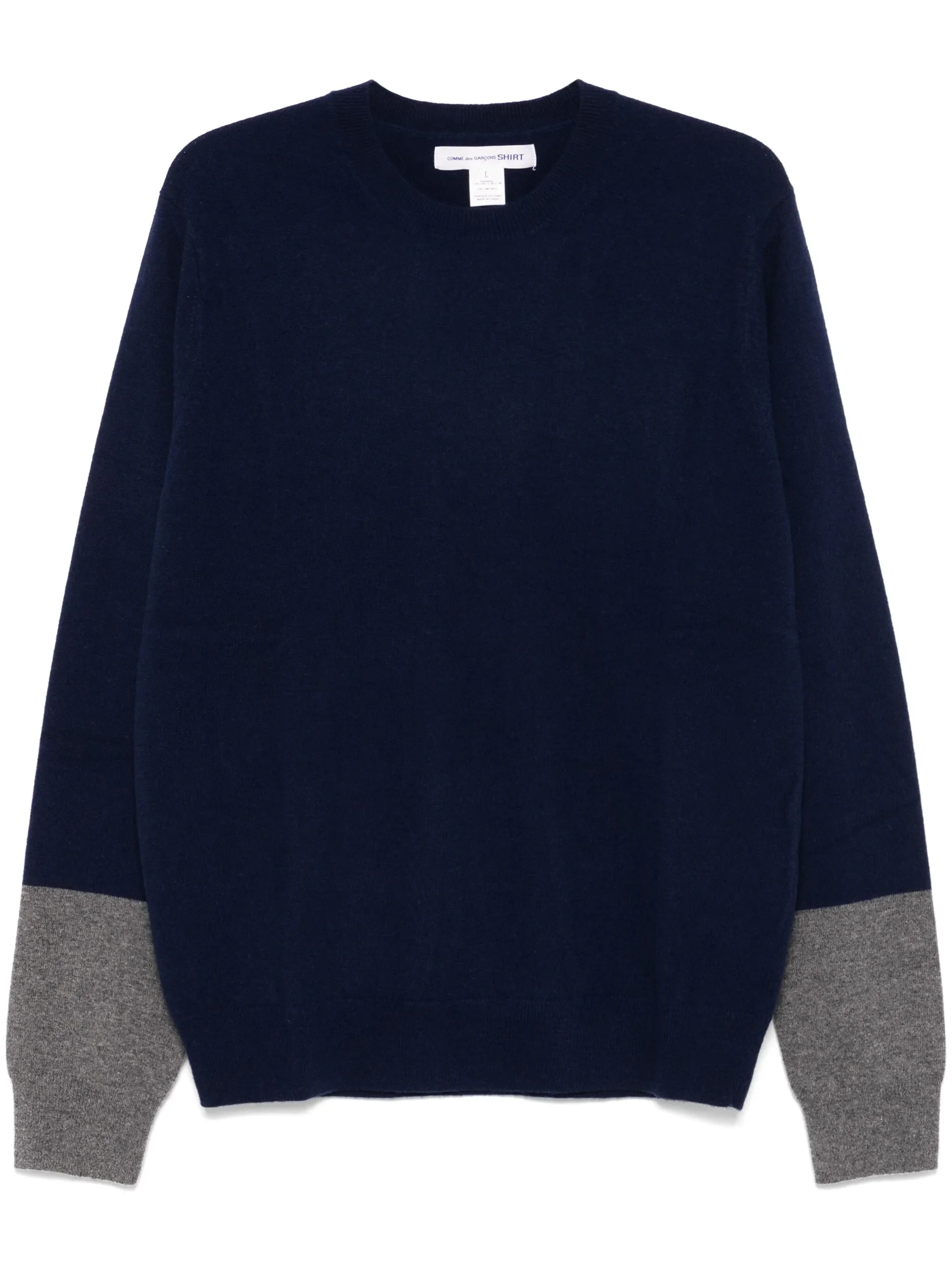colour-block sweater
