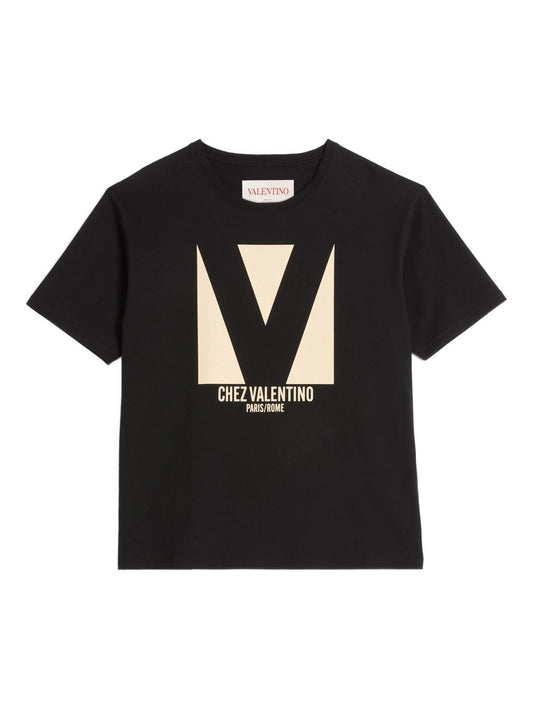 Chez-print T-shirt