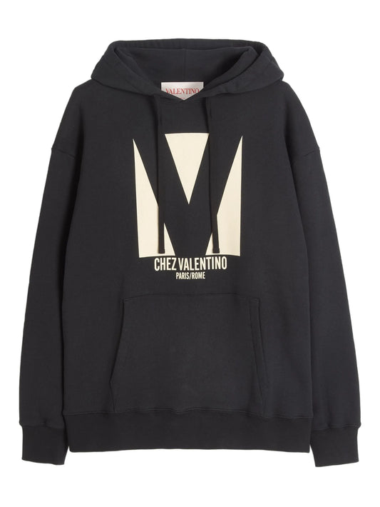 Chez-print hoodie