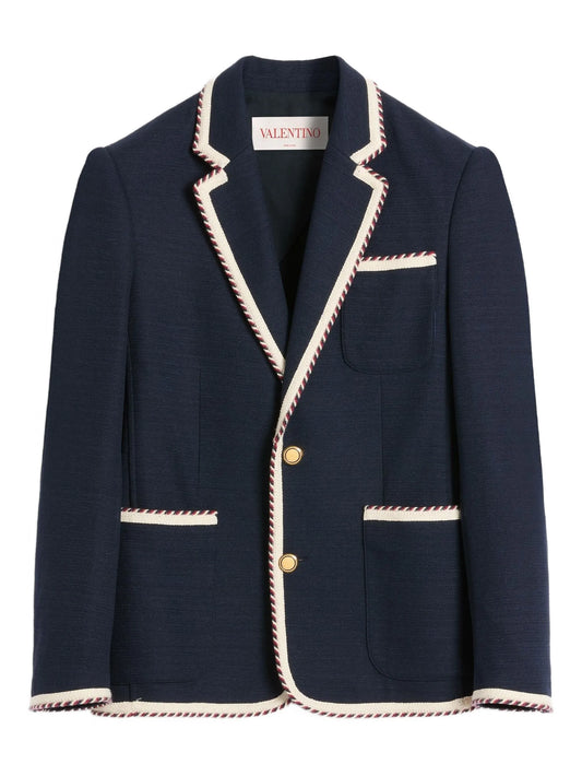 single-breasted blazer
