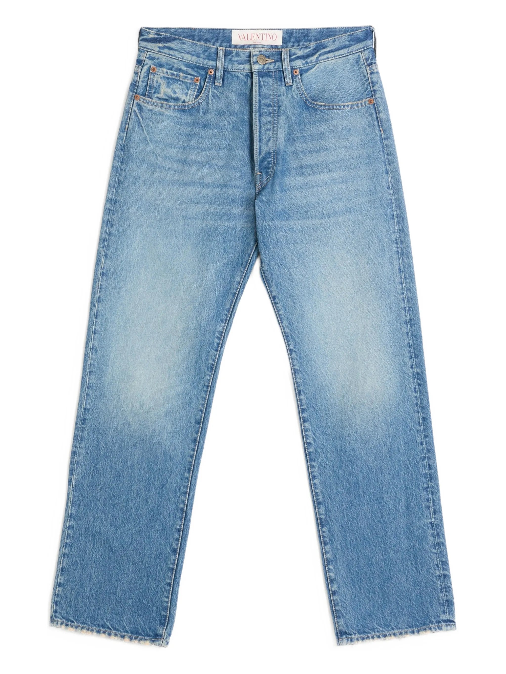 logo-patch jeans