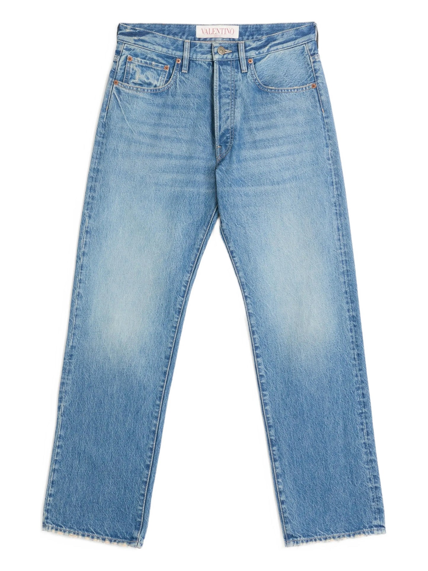 logo-patch jeans