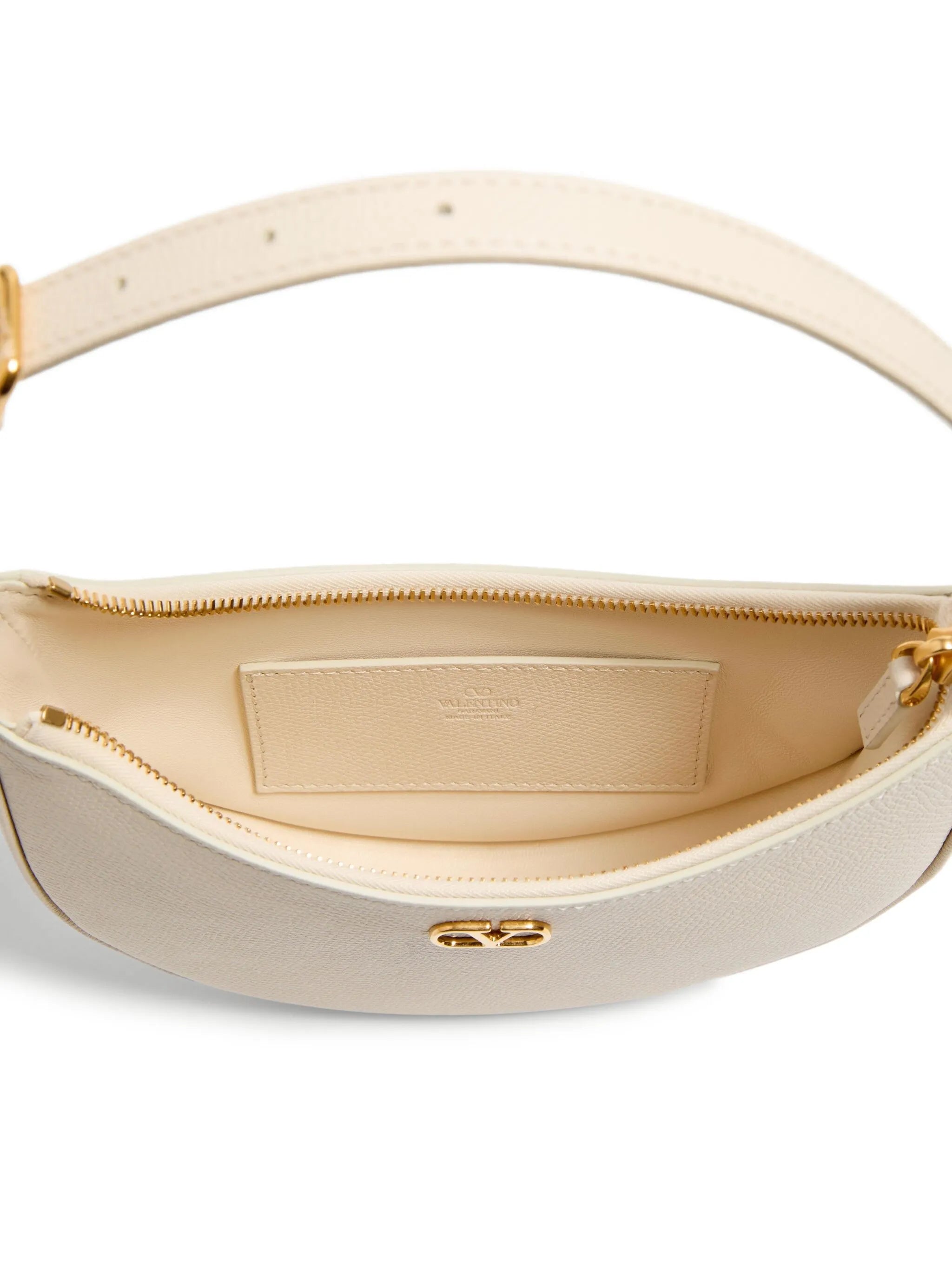 Hobo logo zip mini shoulder bag