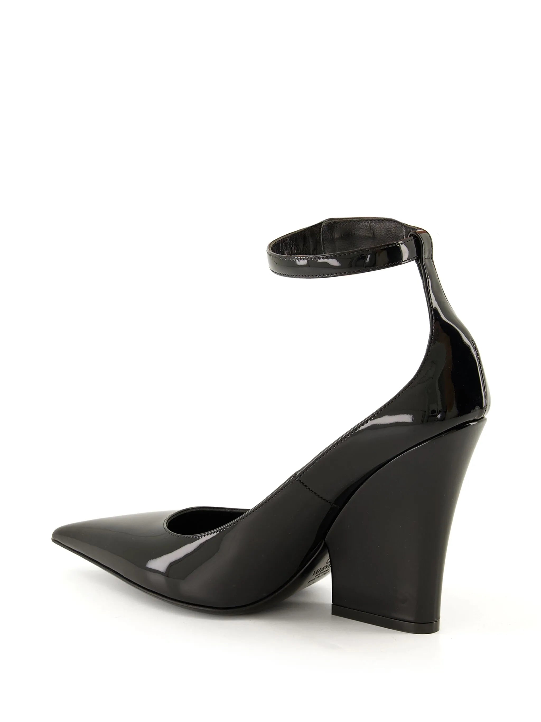 105mm ankle-strap pumps