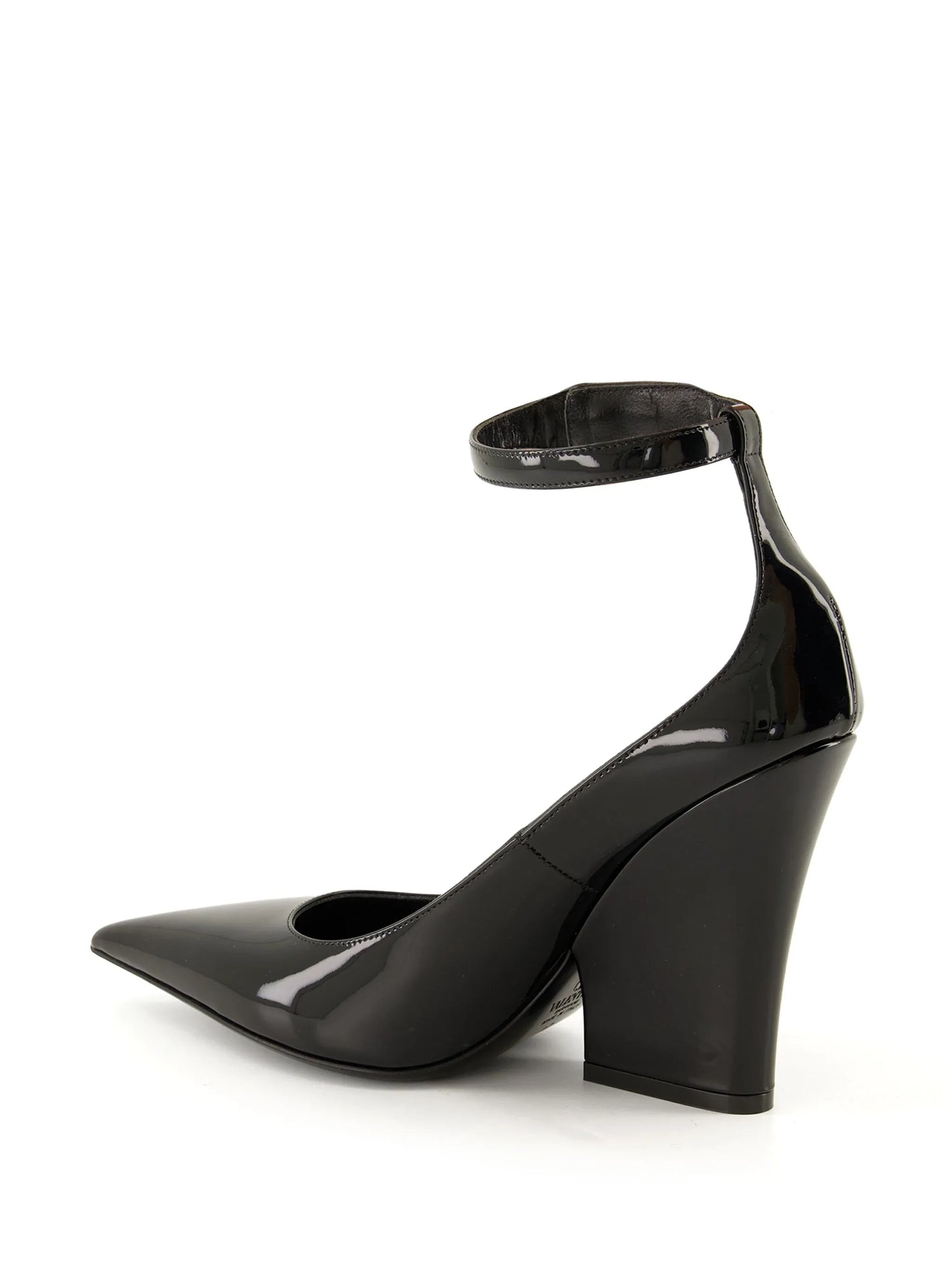 105mm ankle-strap pumps