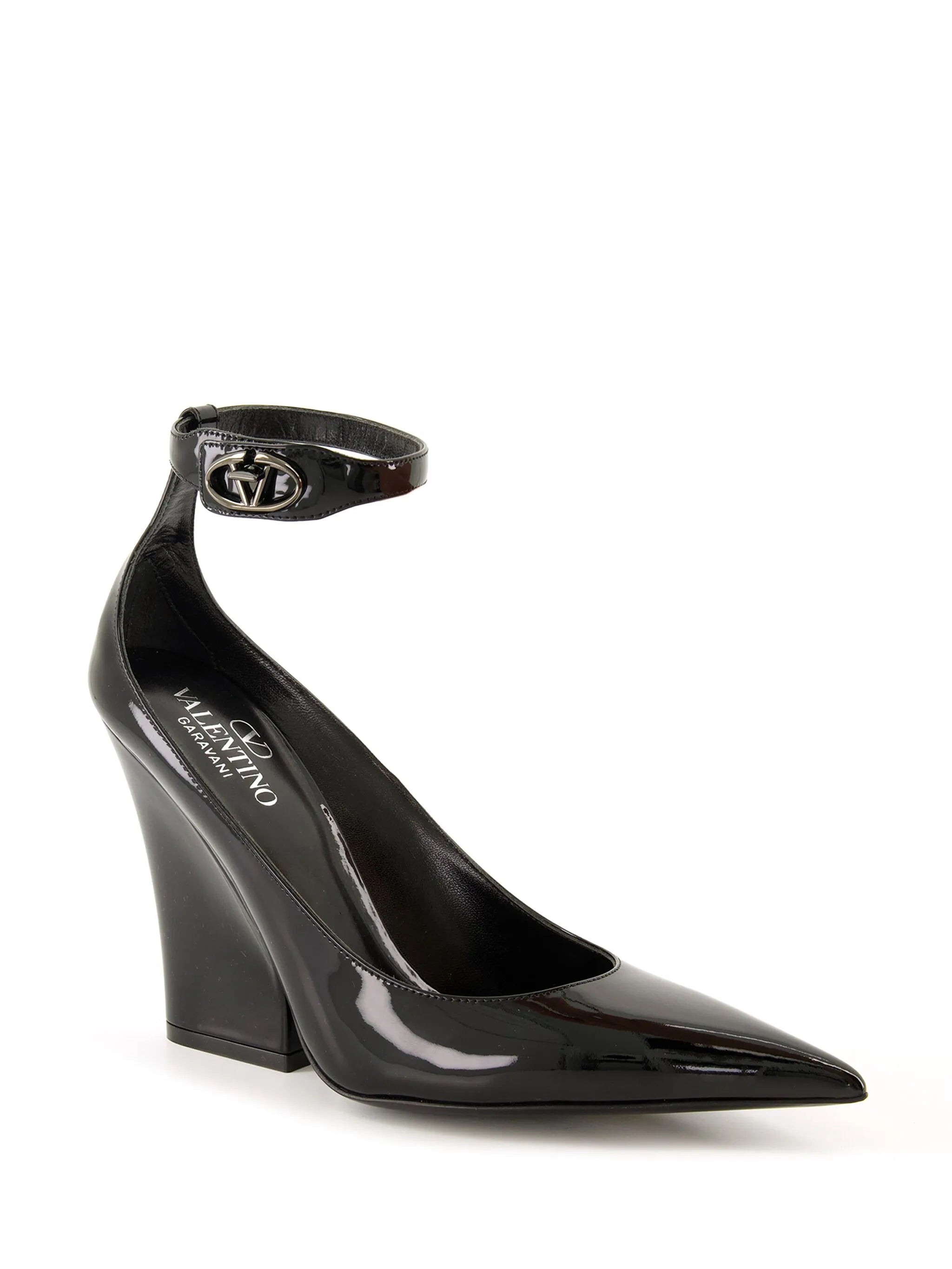 105mm ankle-strap pumps
