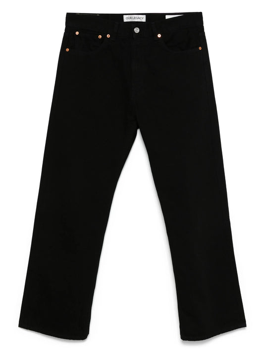 buttoned jeans