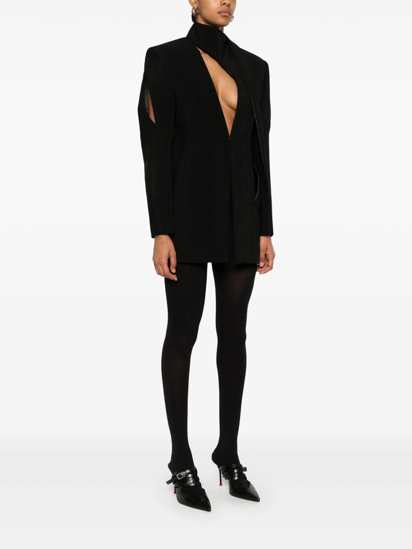cut out-detail blazer