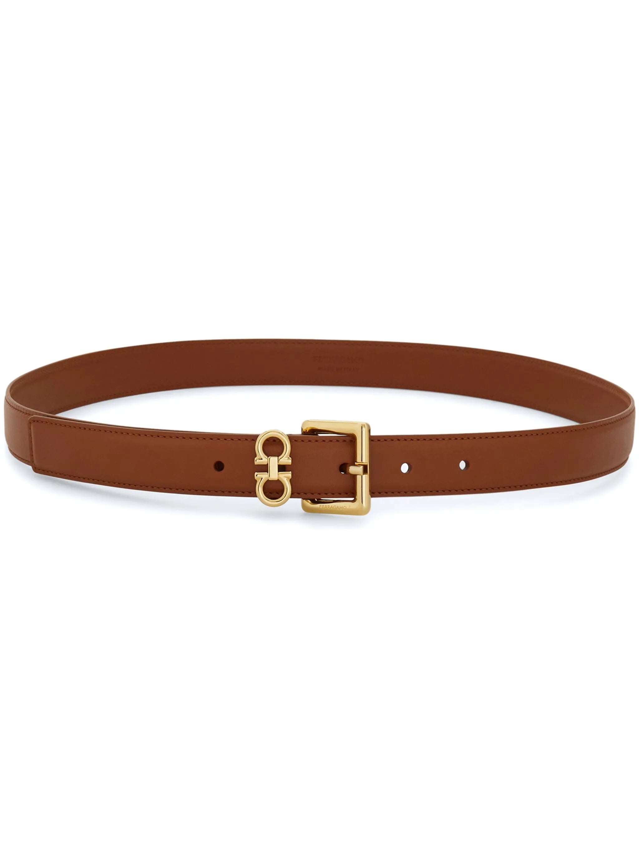 Gancini-plaque belt