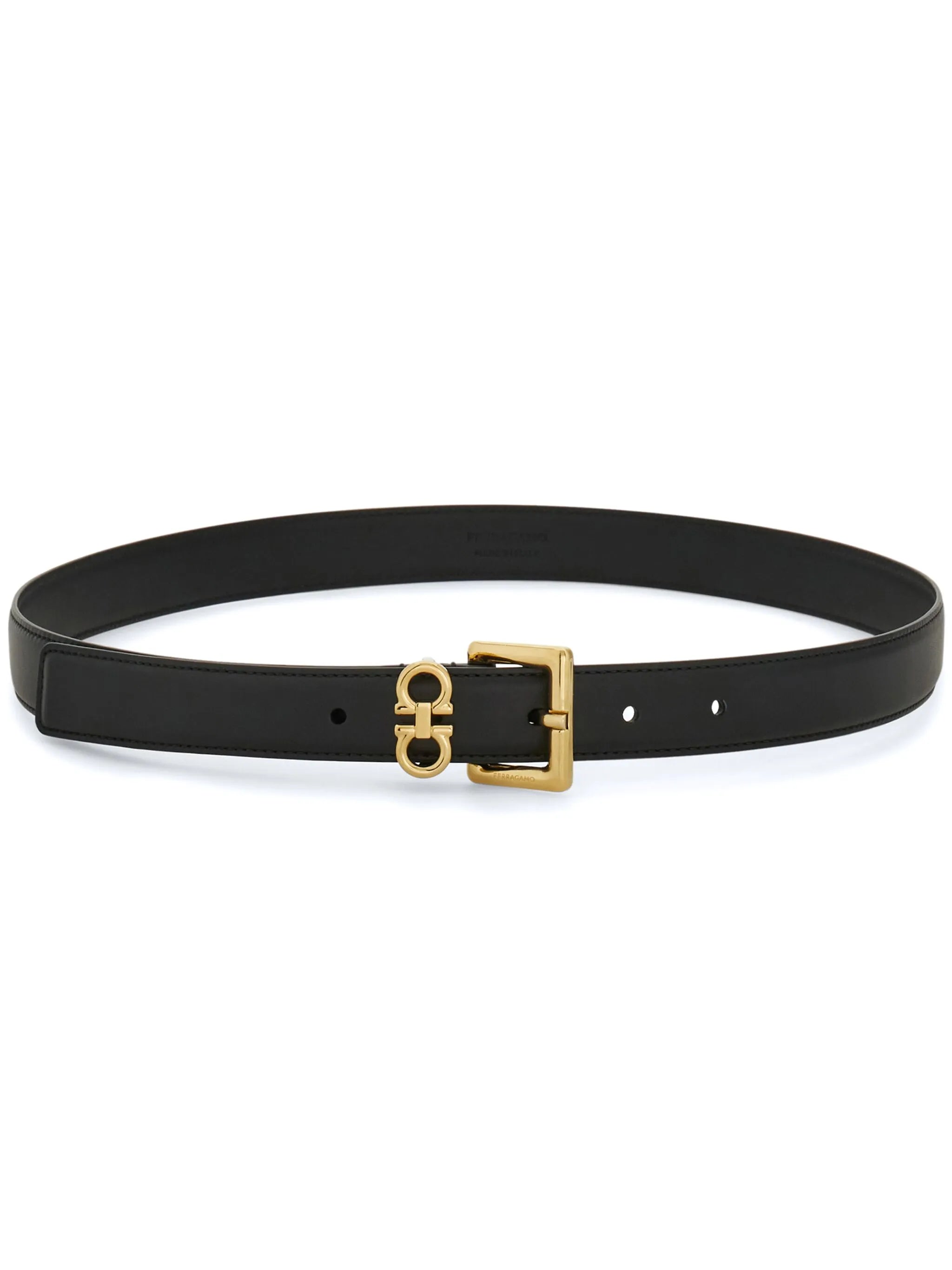 Gancini-plaque belt