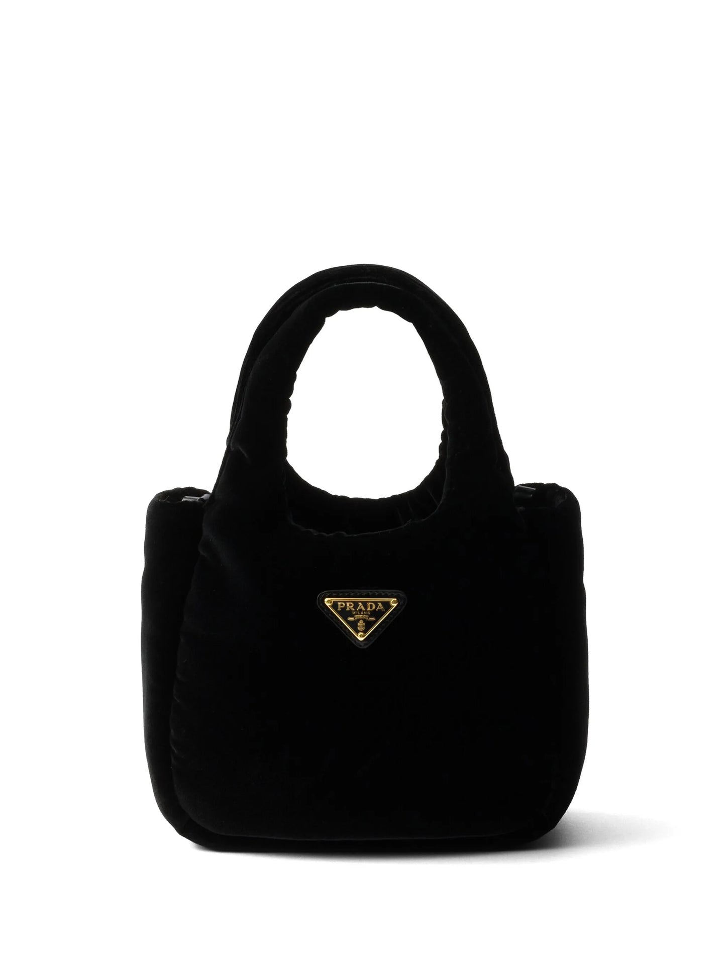 mini padded velvet mini bag