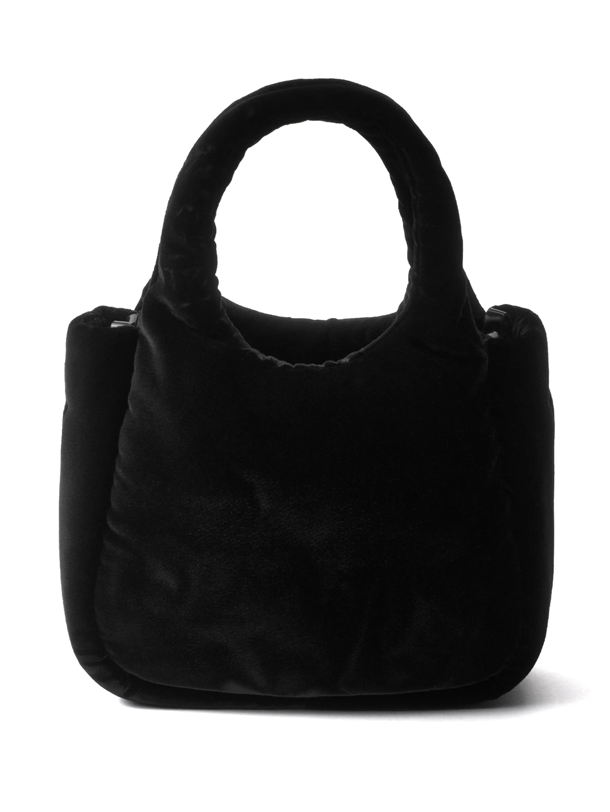 mini padded velvet mini bag
