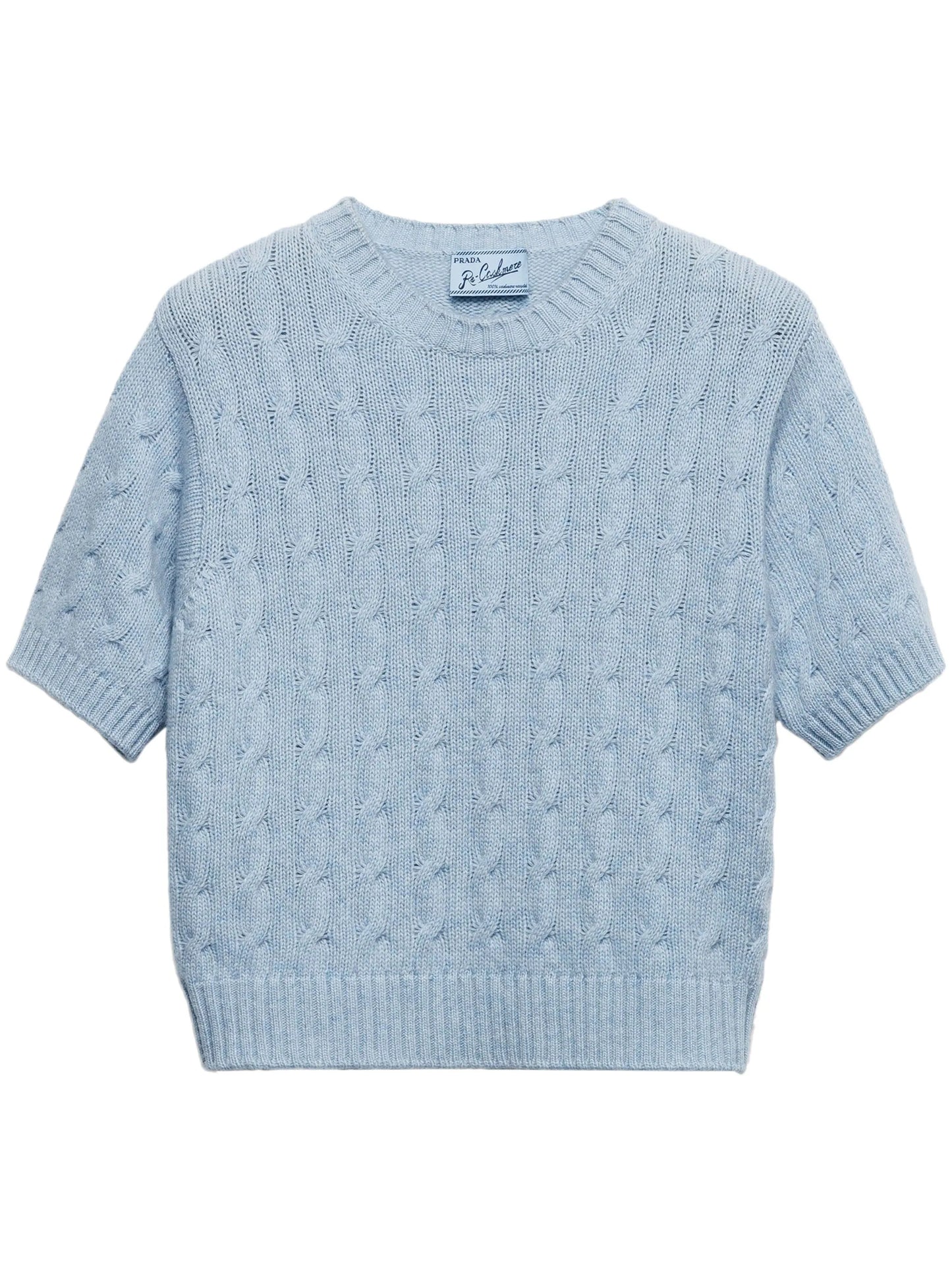 cable-knit cashmere sweater