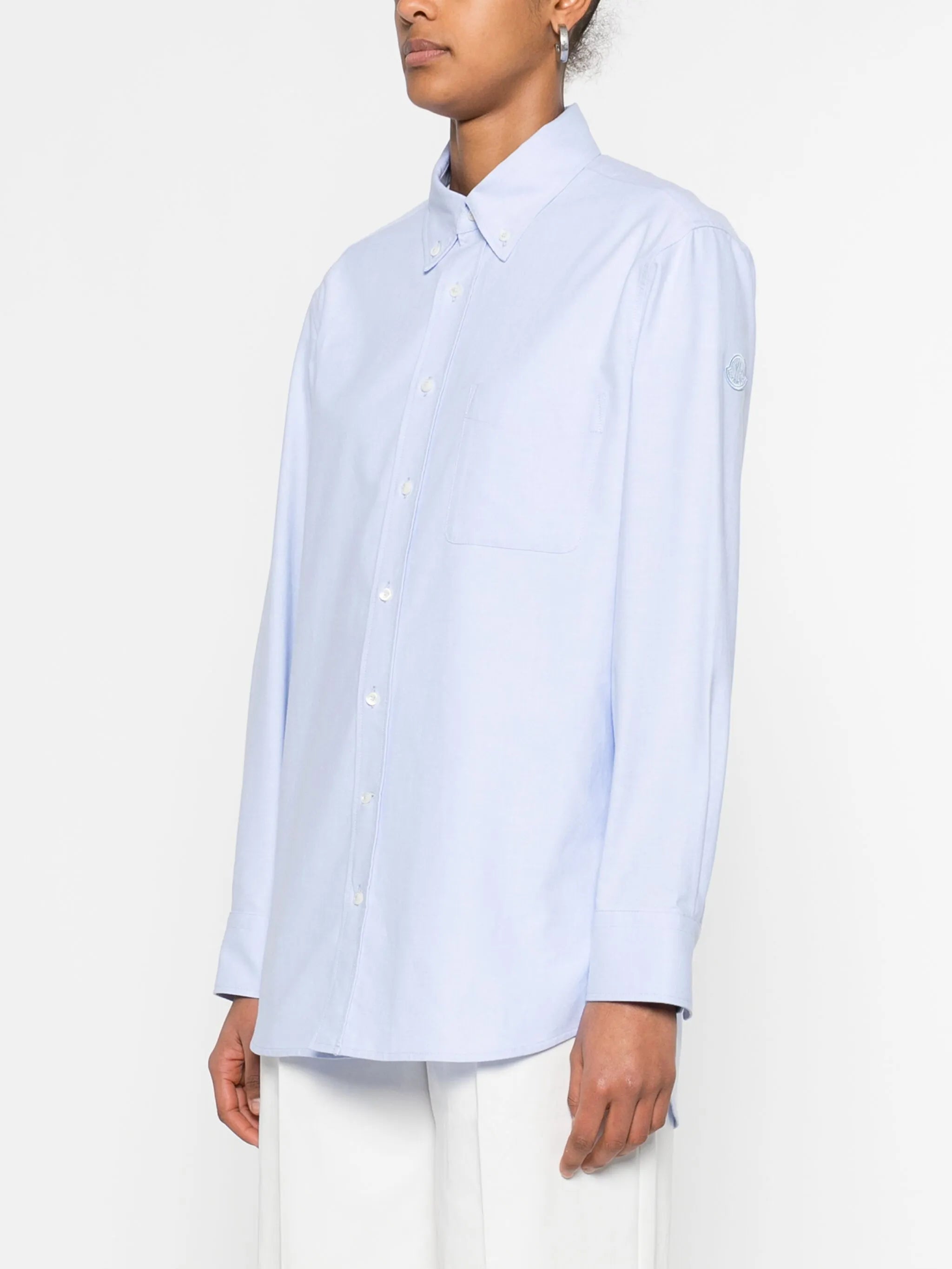 logo-patch shirt