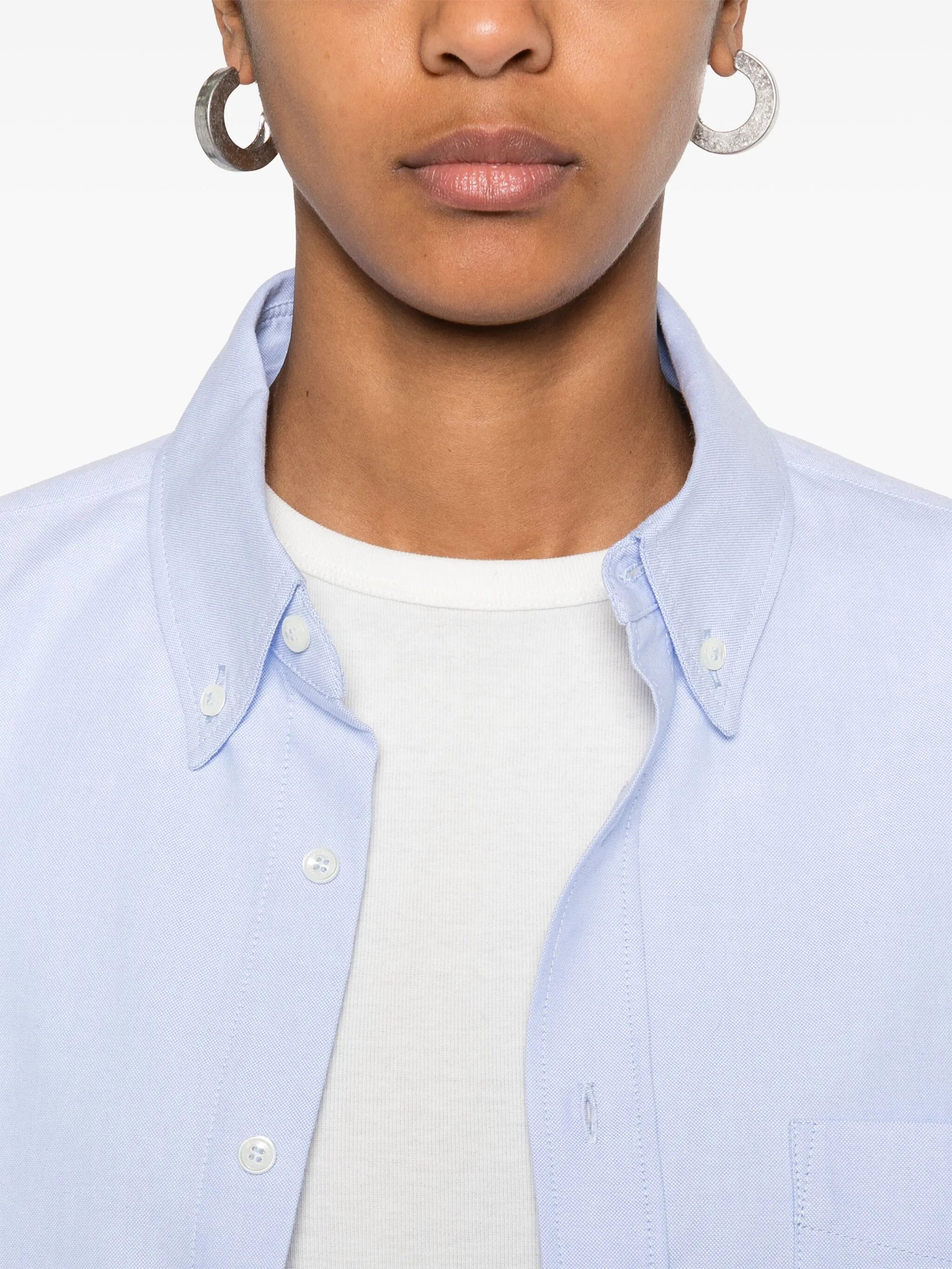 logo-patch shirt