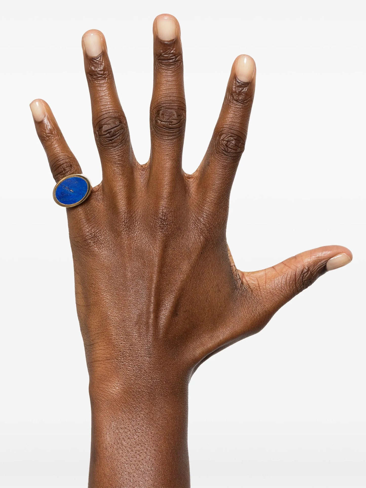 18K yellow gold Lapis Lazuli ring