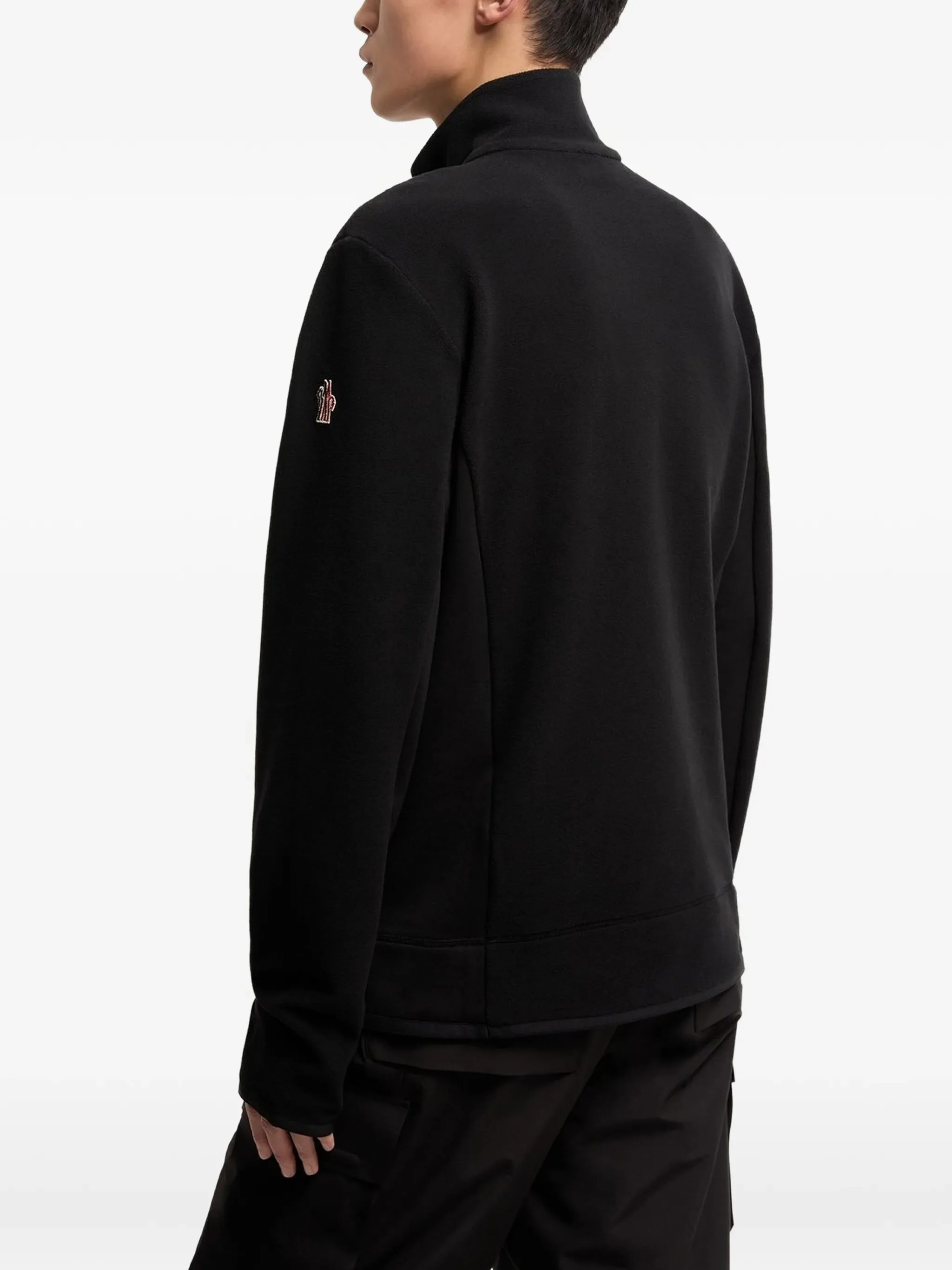 half-zip fleece sweatshirt