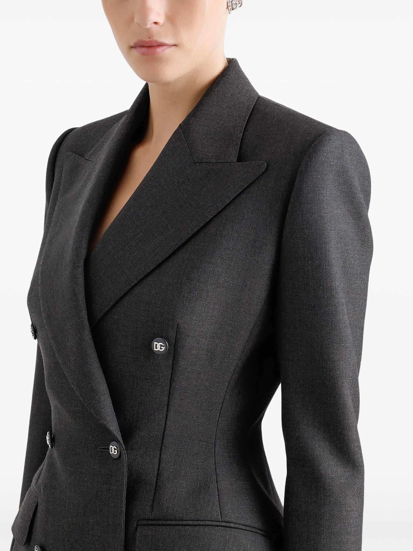double-breasted blazer