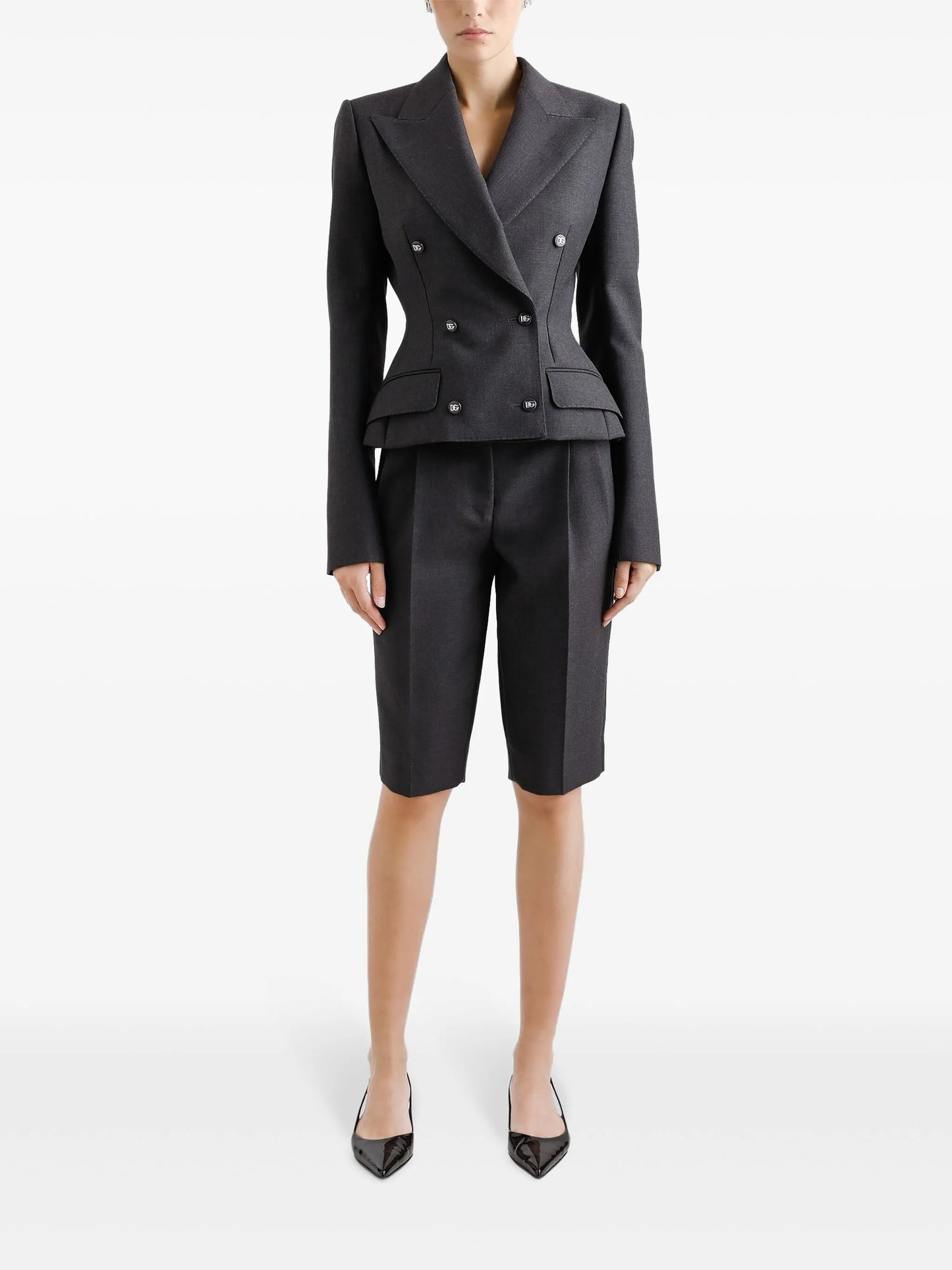 double-breasted blazer