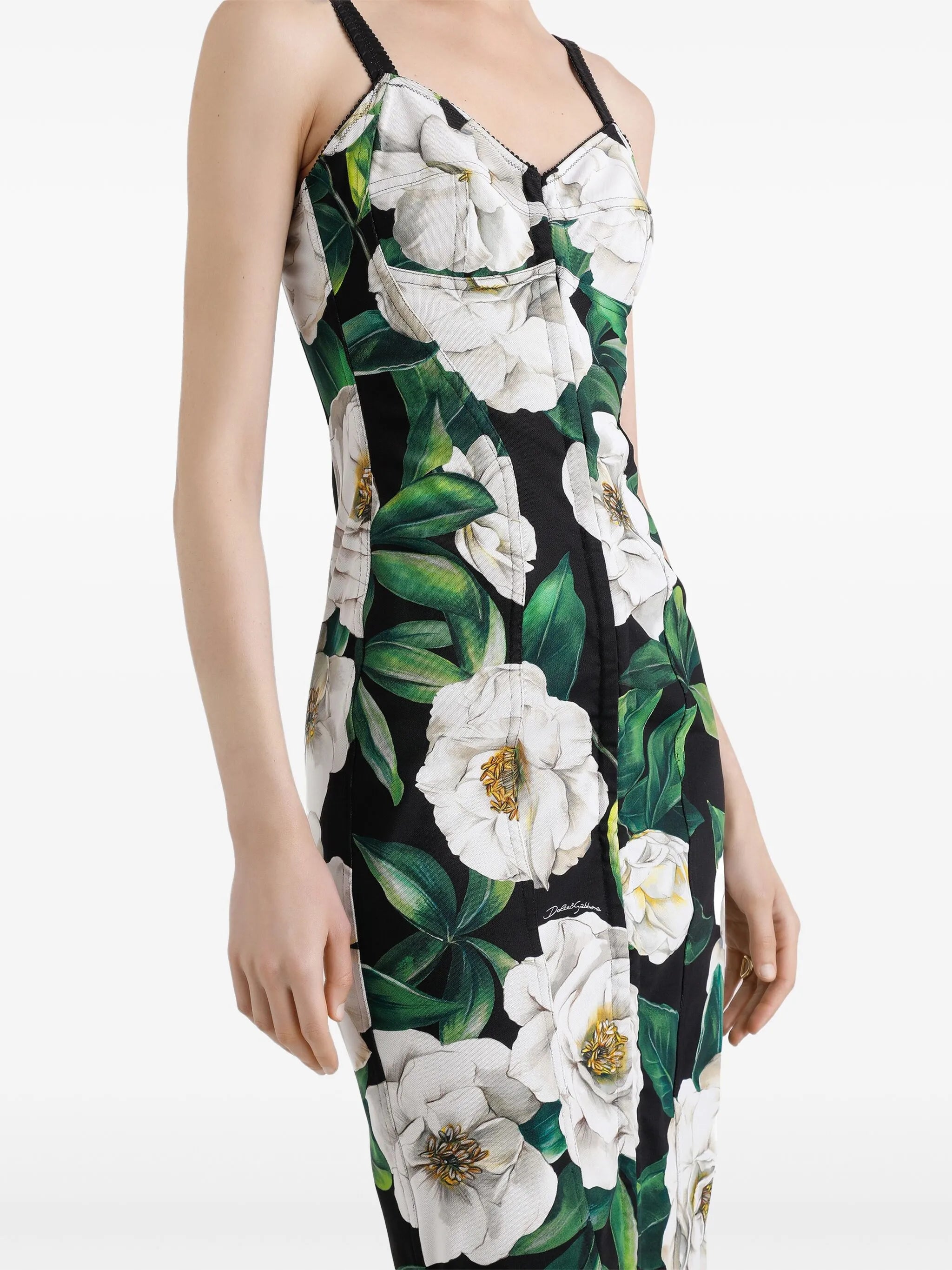 mini floral-print dress