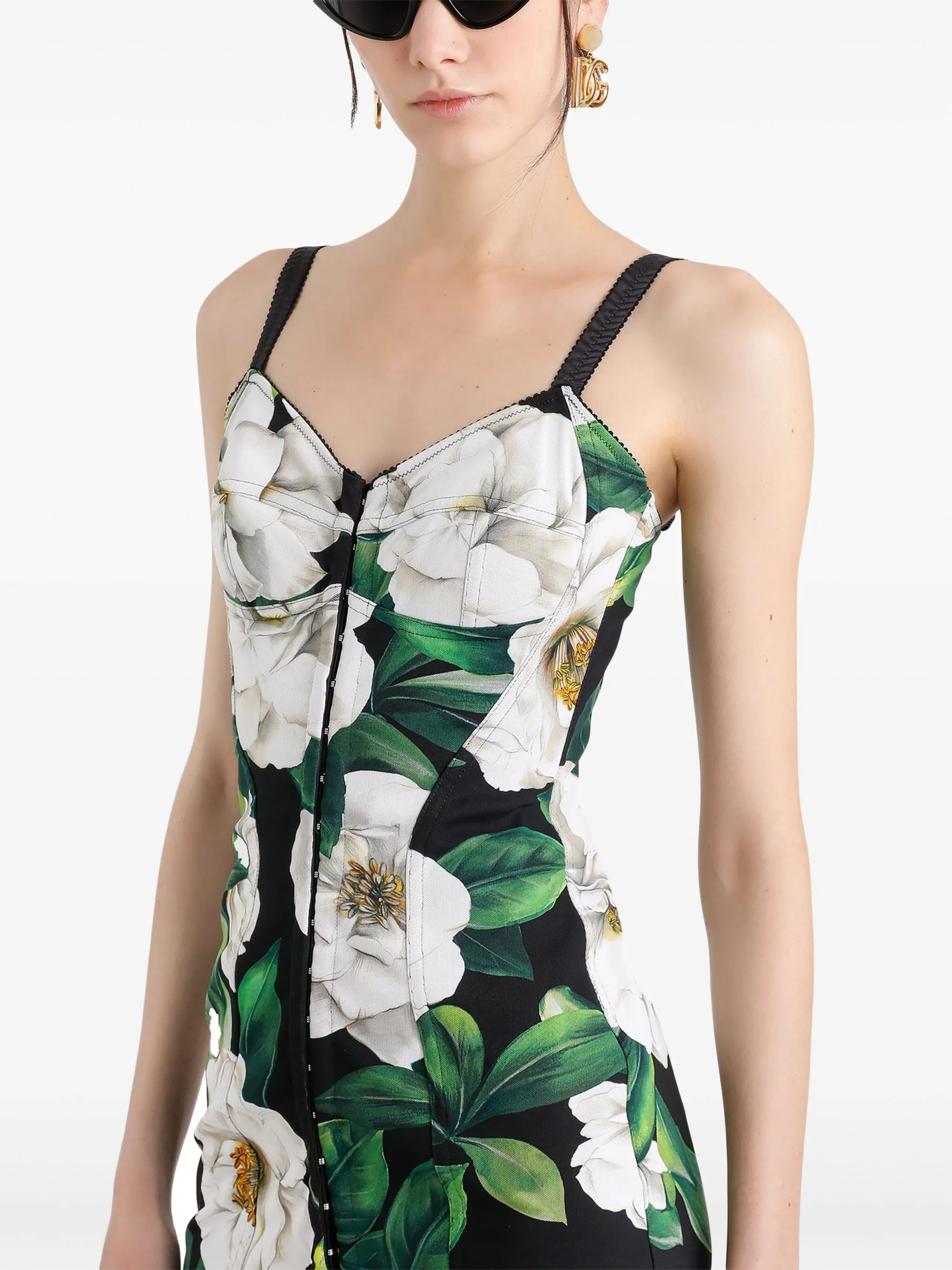 mini floral-print dress