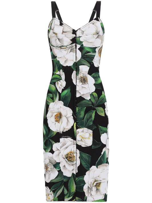 mini floral-print dress