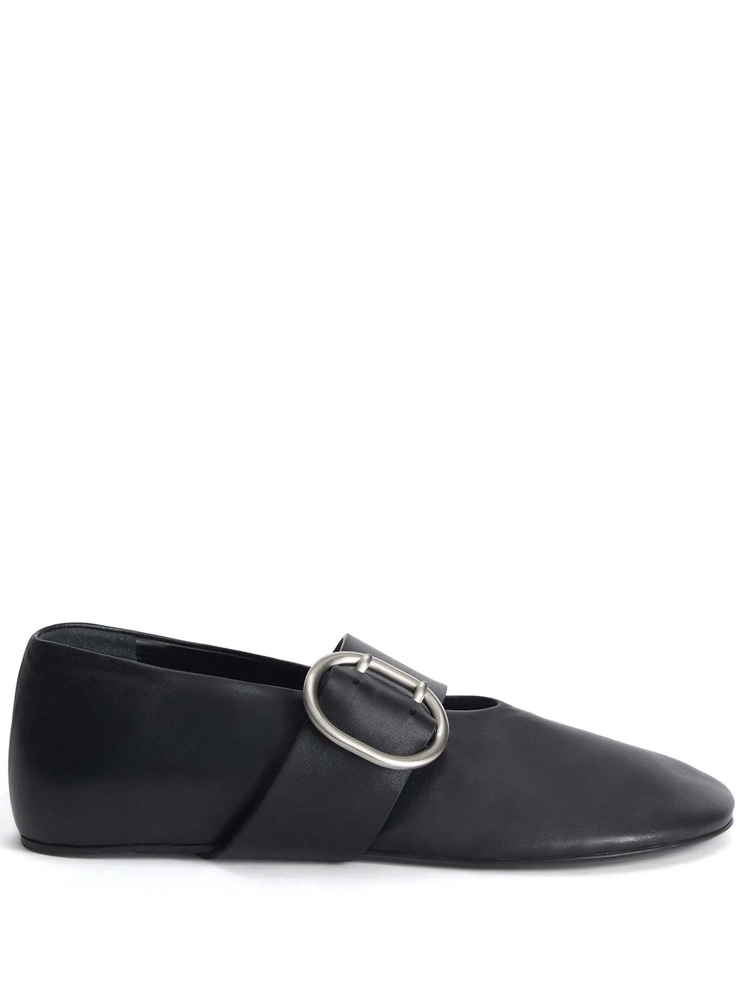 leather ballerina shoes