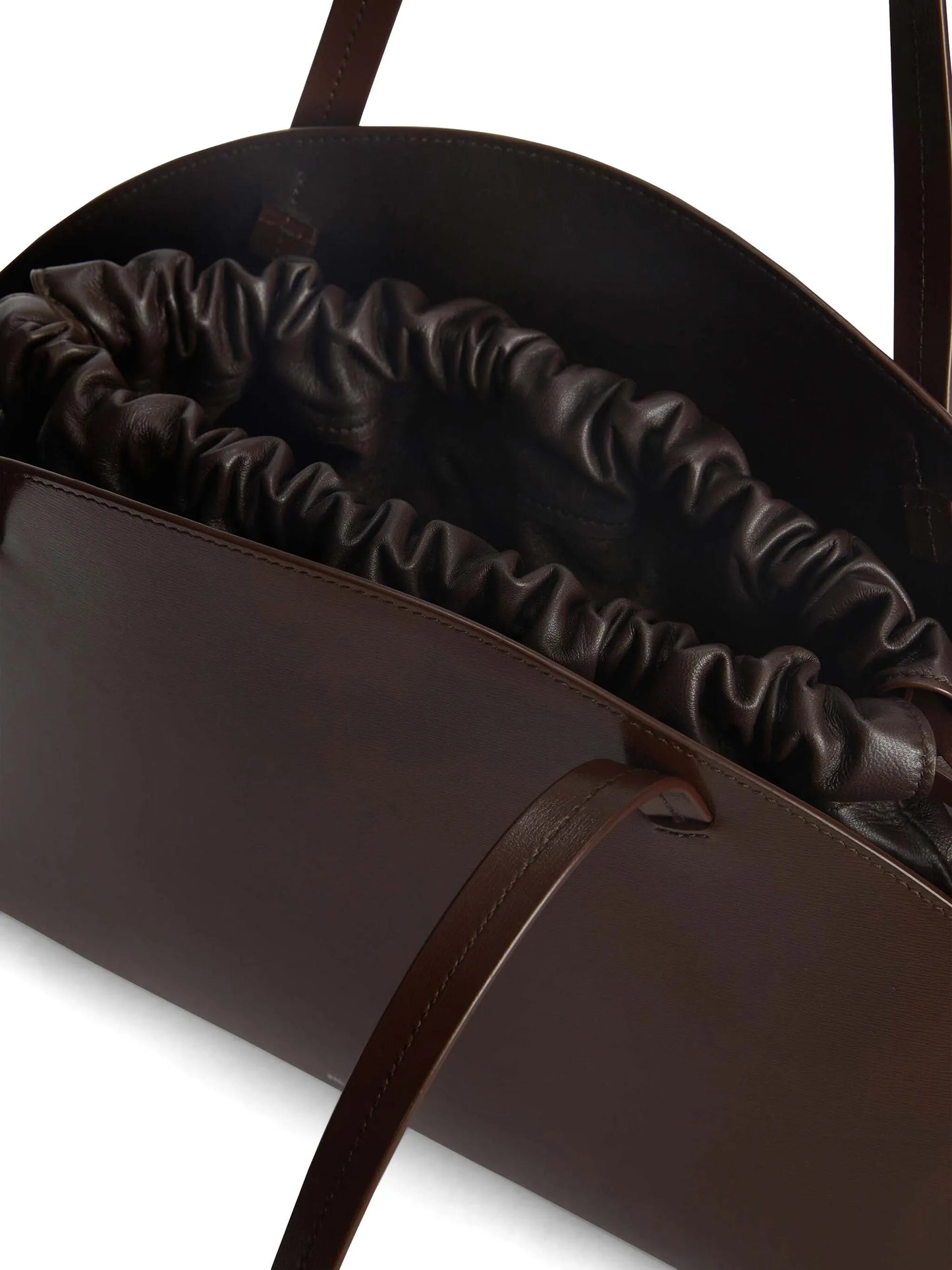 curved medium shoulder bag