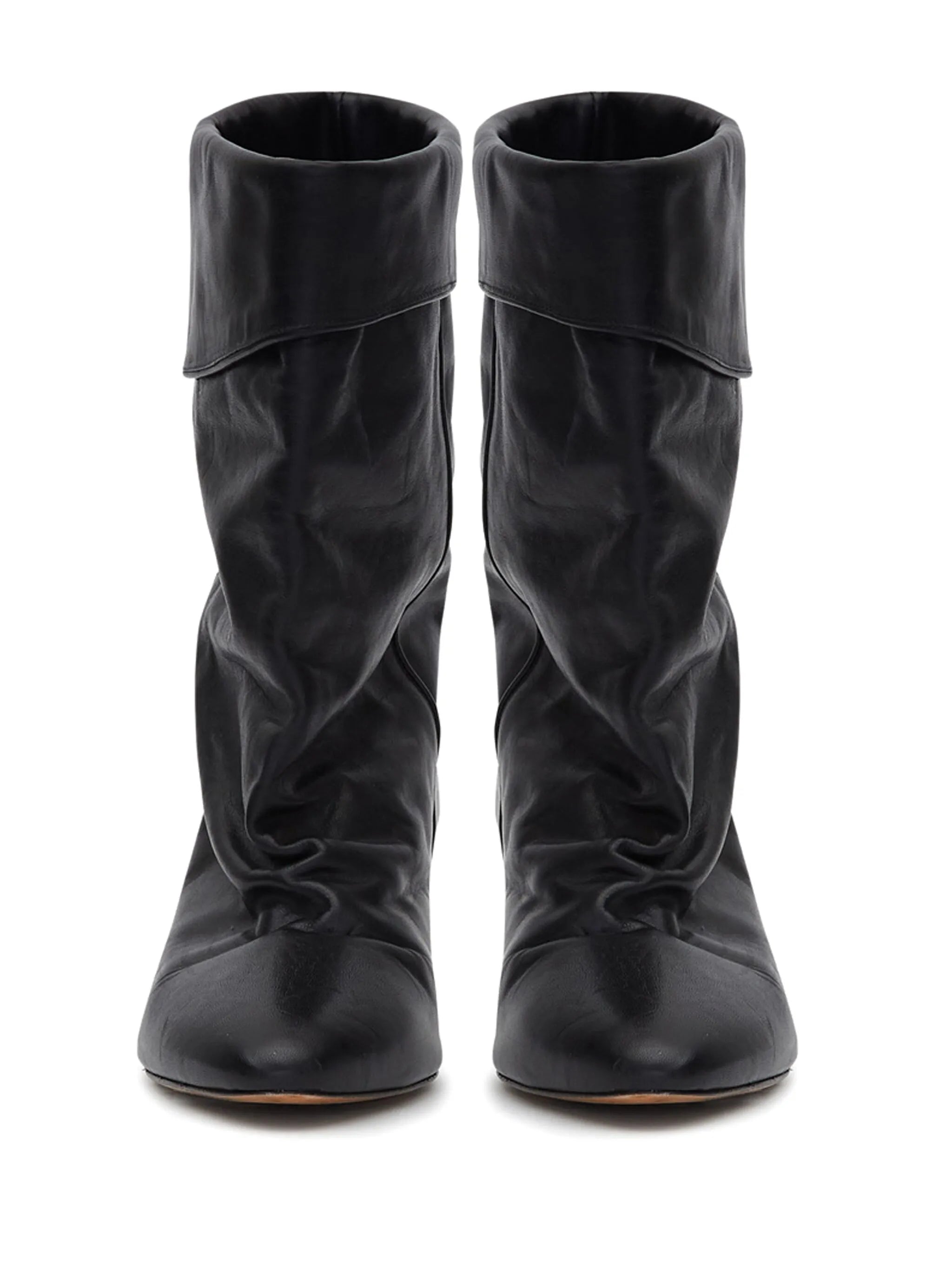 55mm Dalby slouchy leather boots