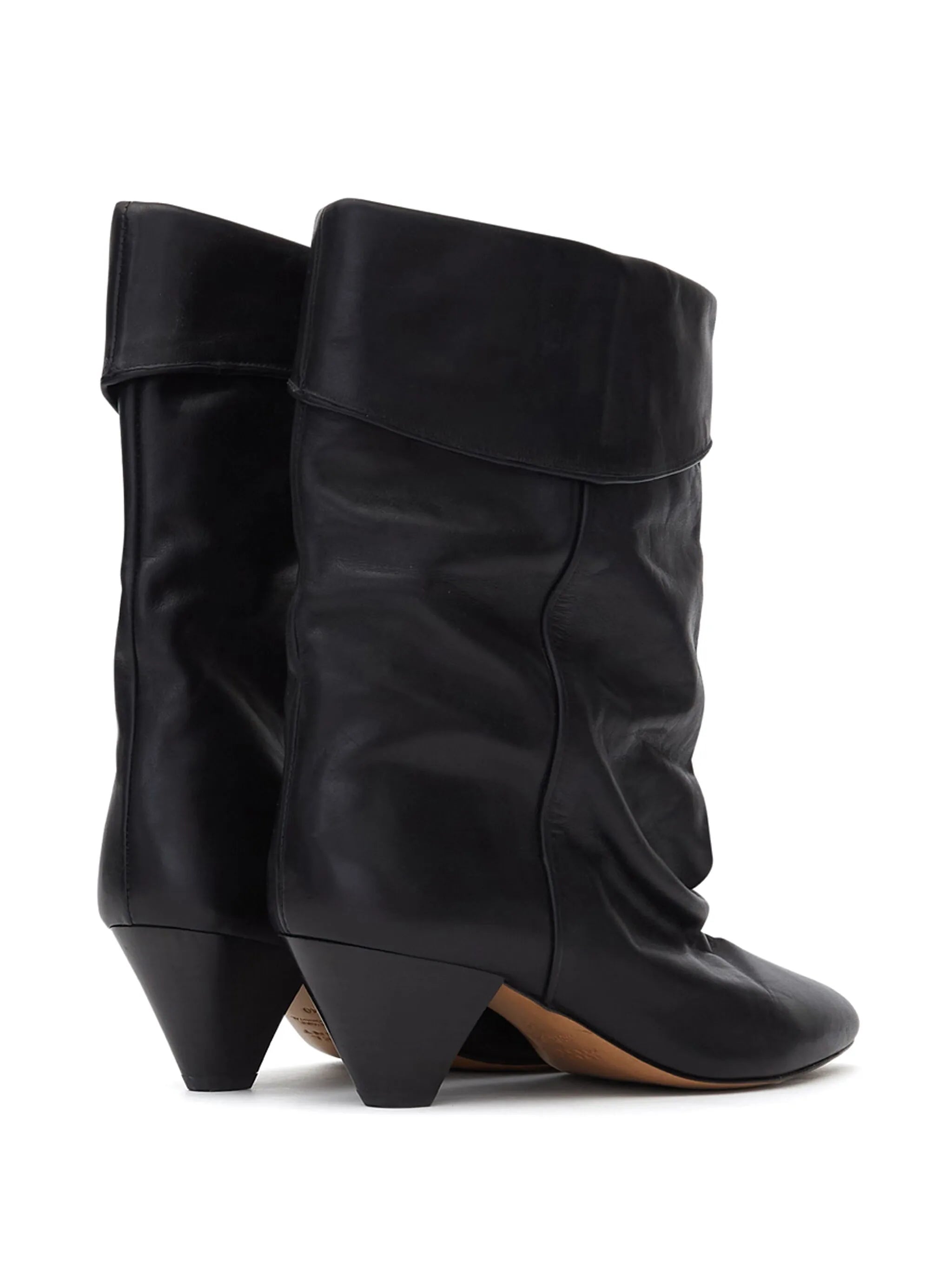 55mm Dalby slouchy leather boots