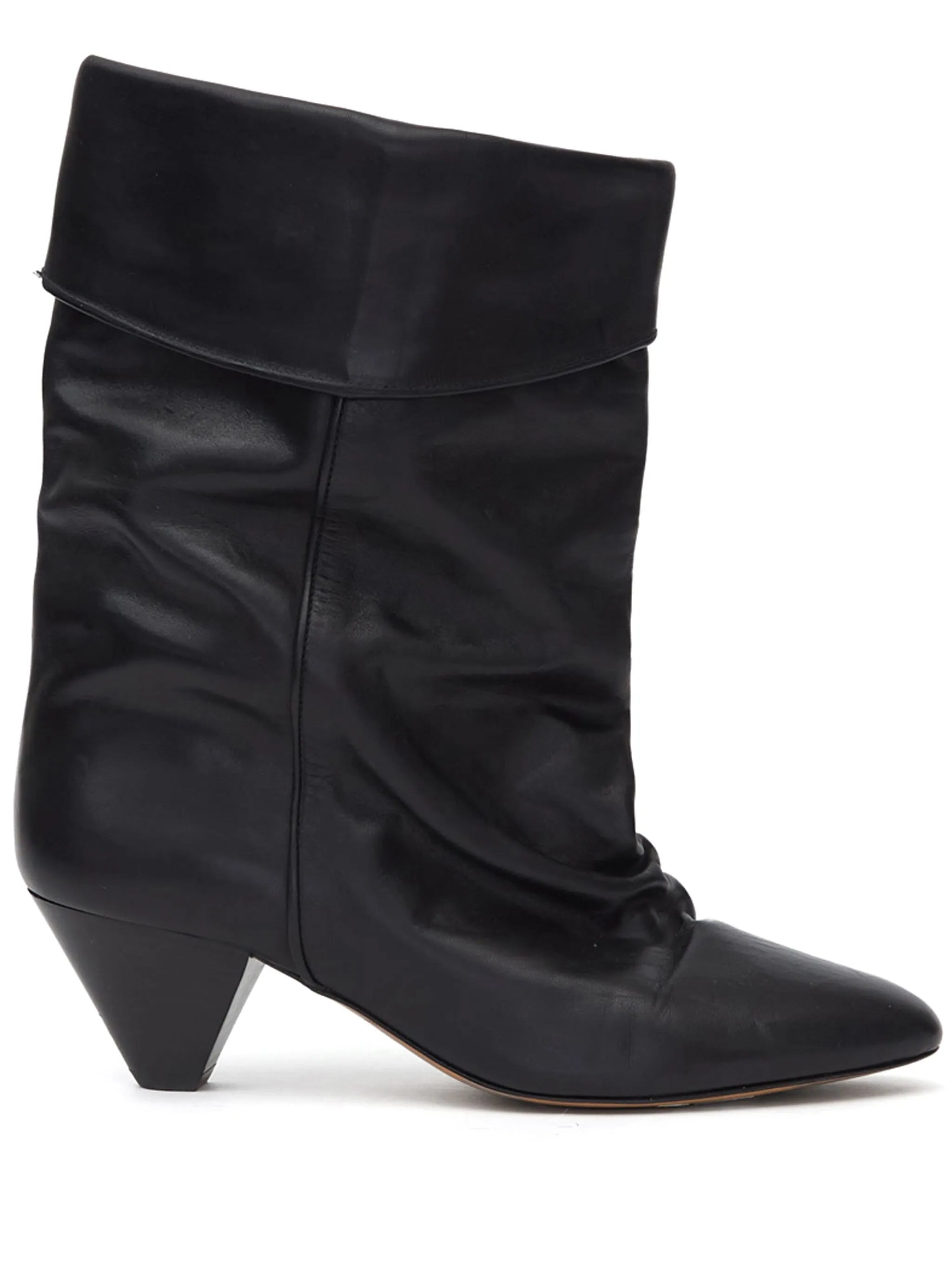 55mm Dalby slouchy leather boots