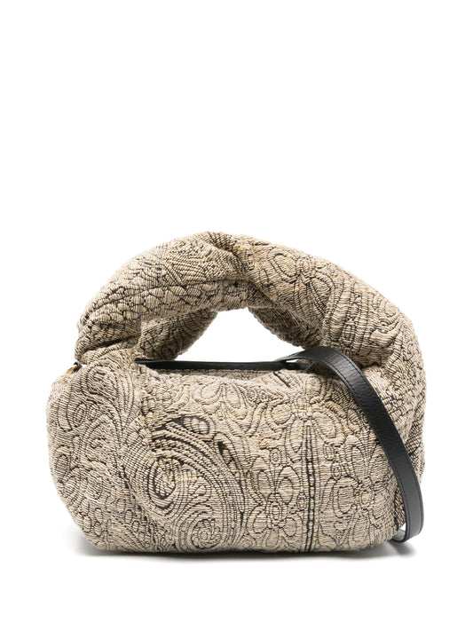 twisted cross body bag
