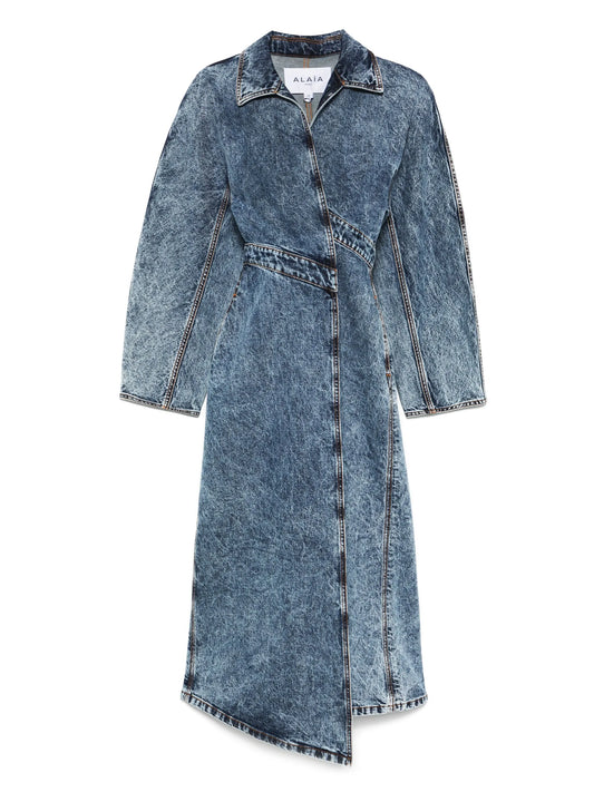 Spiral trench coat