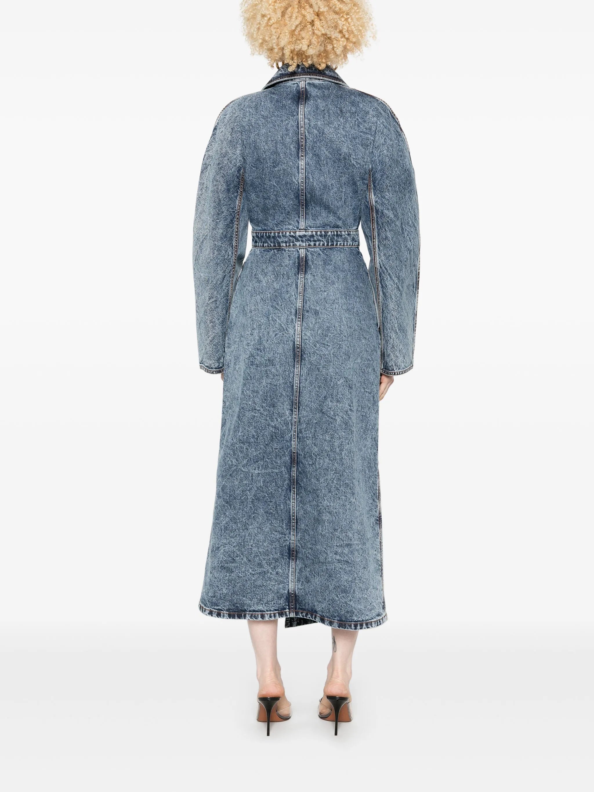 Spiral trench coat