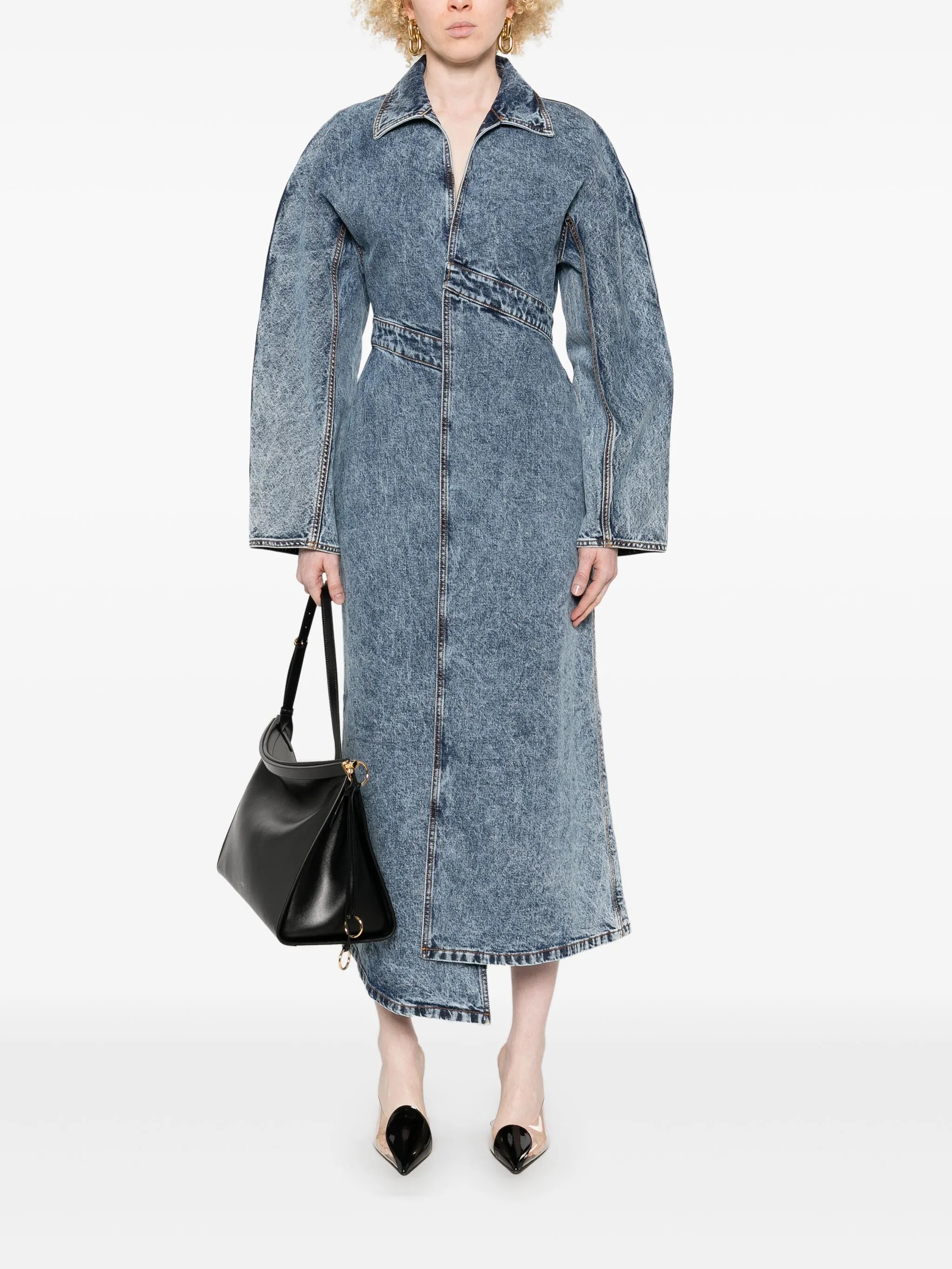 Spiral trench coat