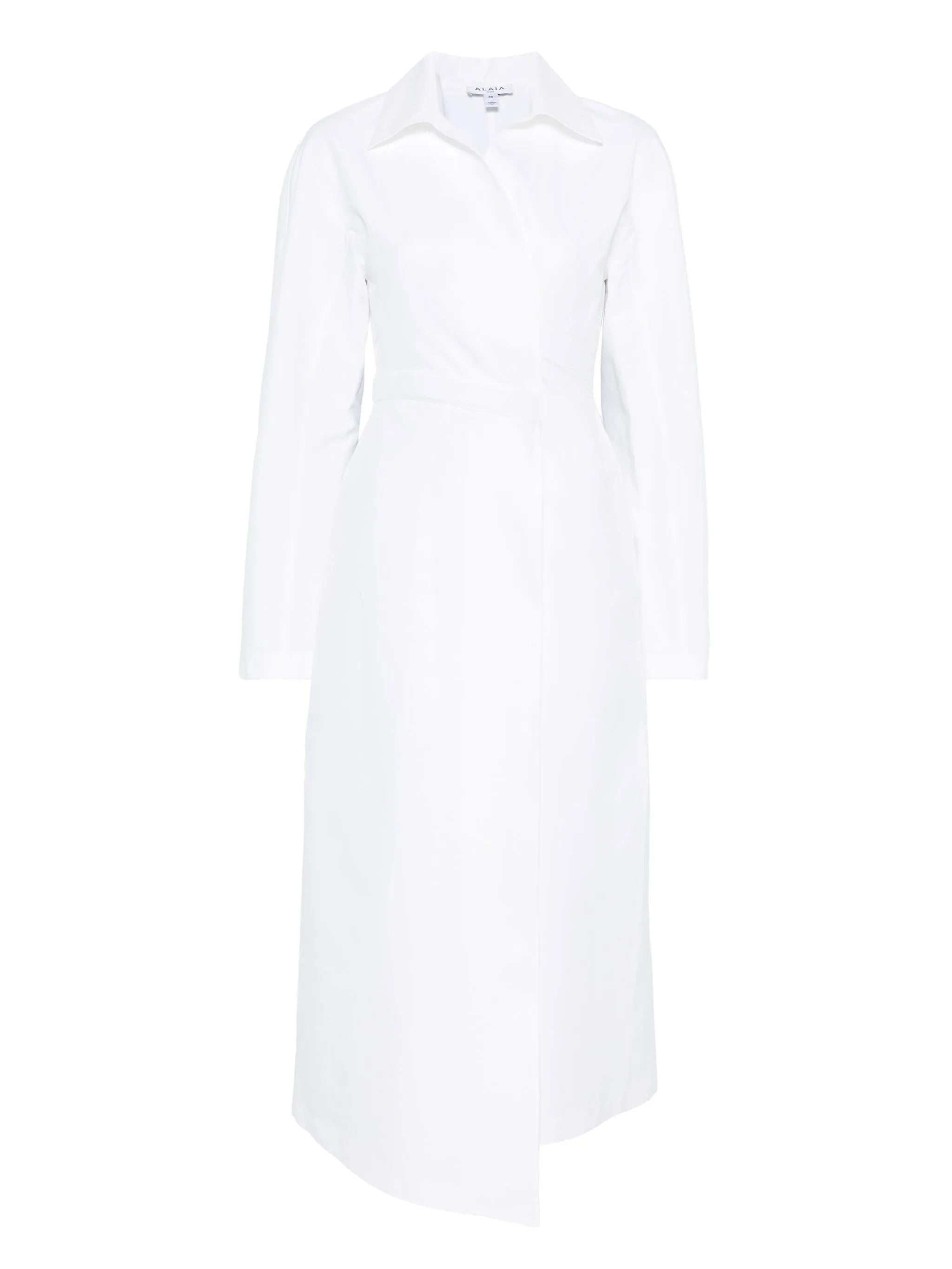 wrap midi dress