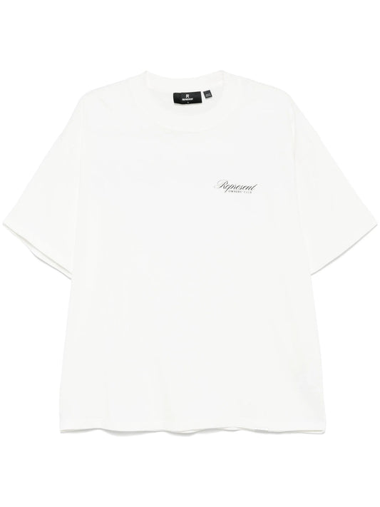 Owners Club script-print T-shirt