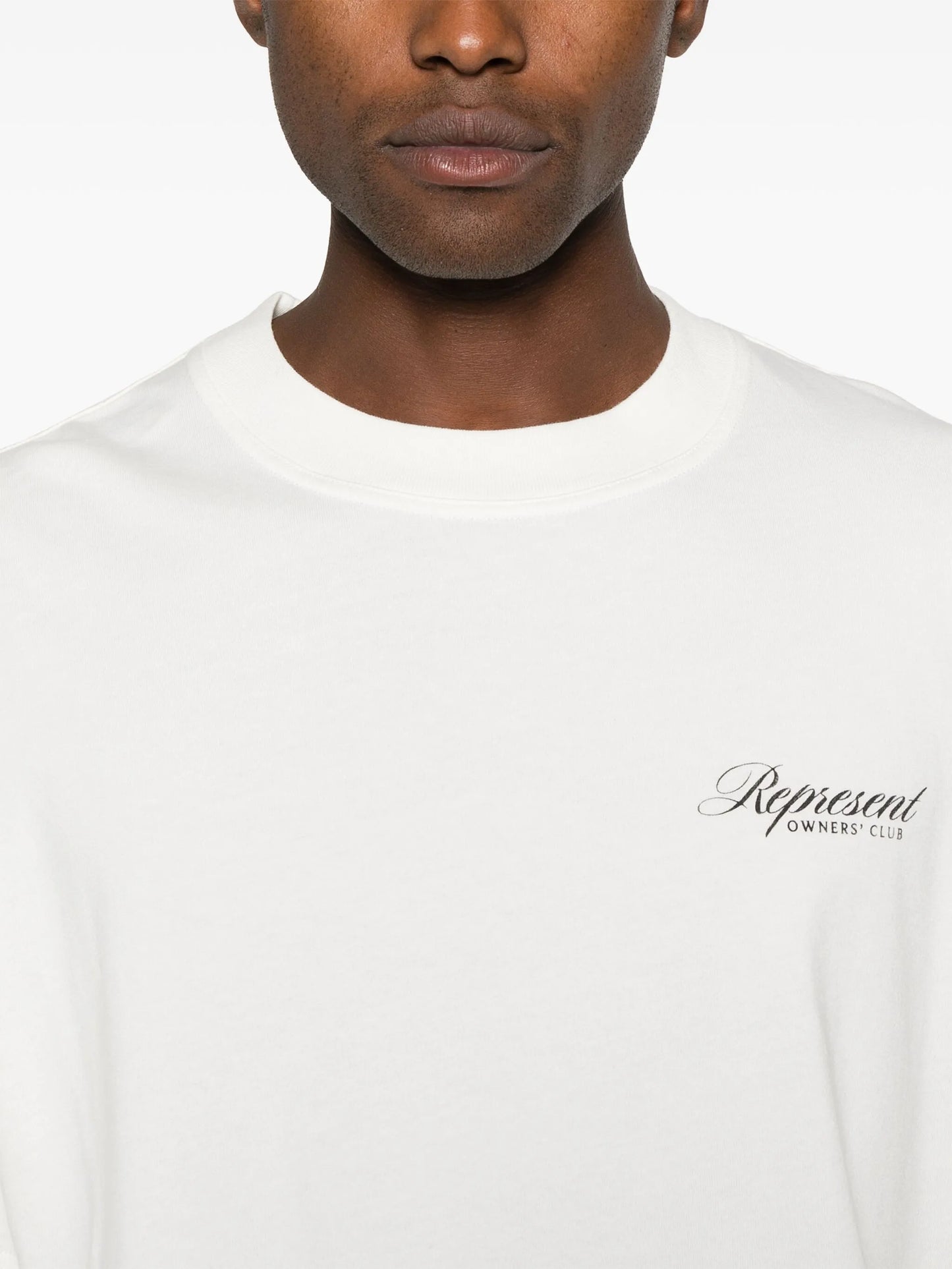 Owners Club script-print T-shirt