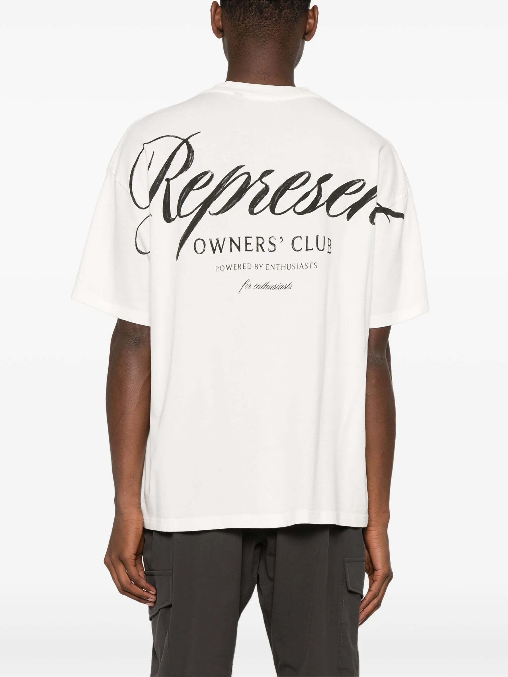 Owners Club script-print T-shirt