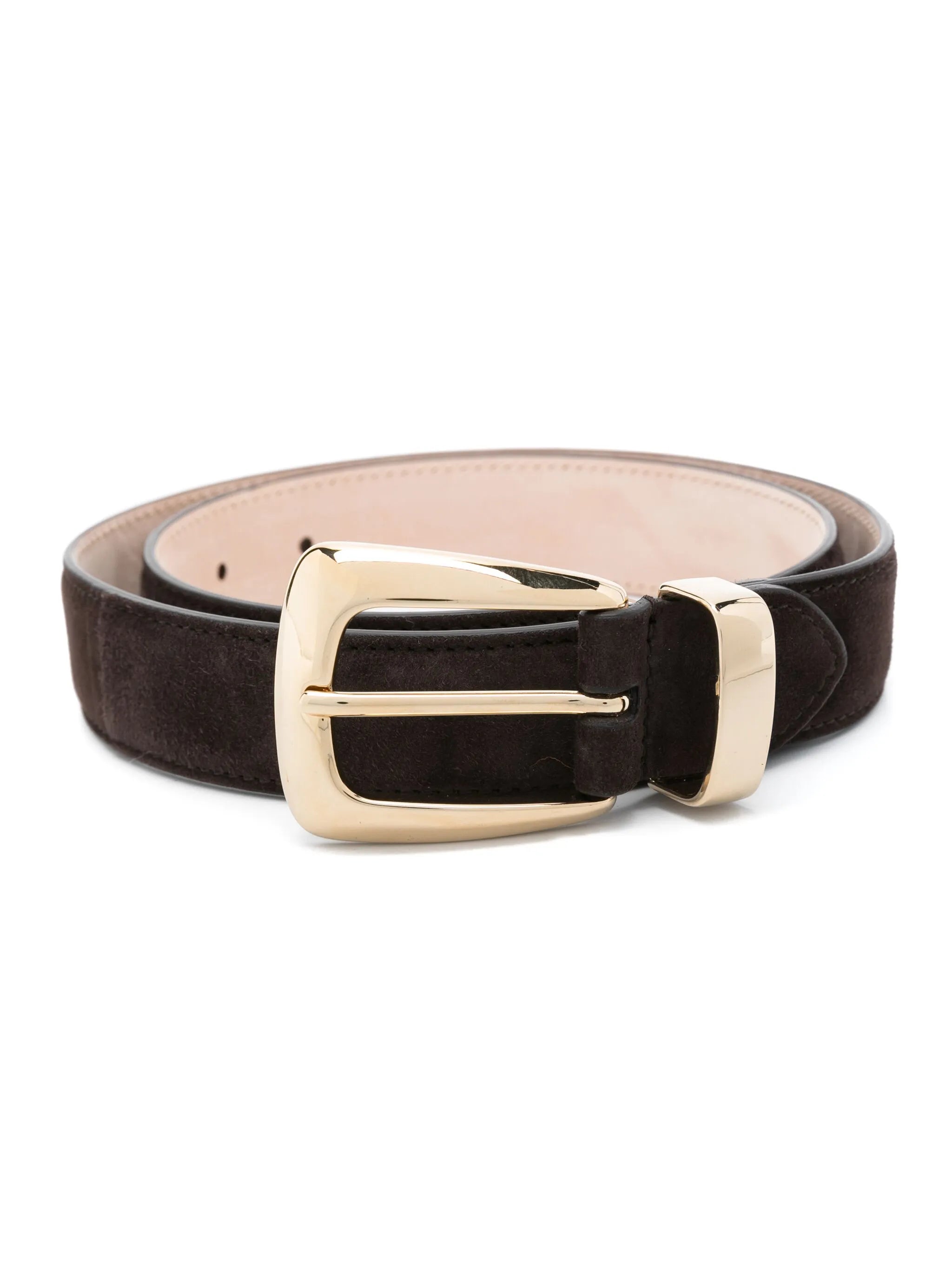 Benny suede buckle-fastening belt