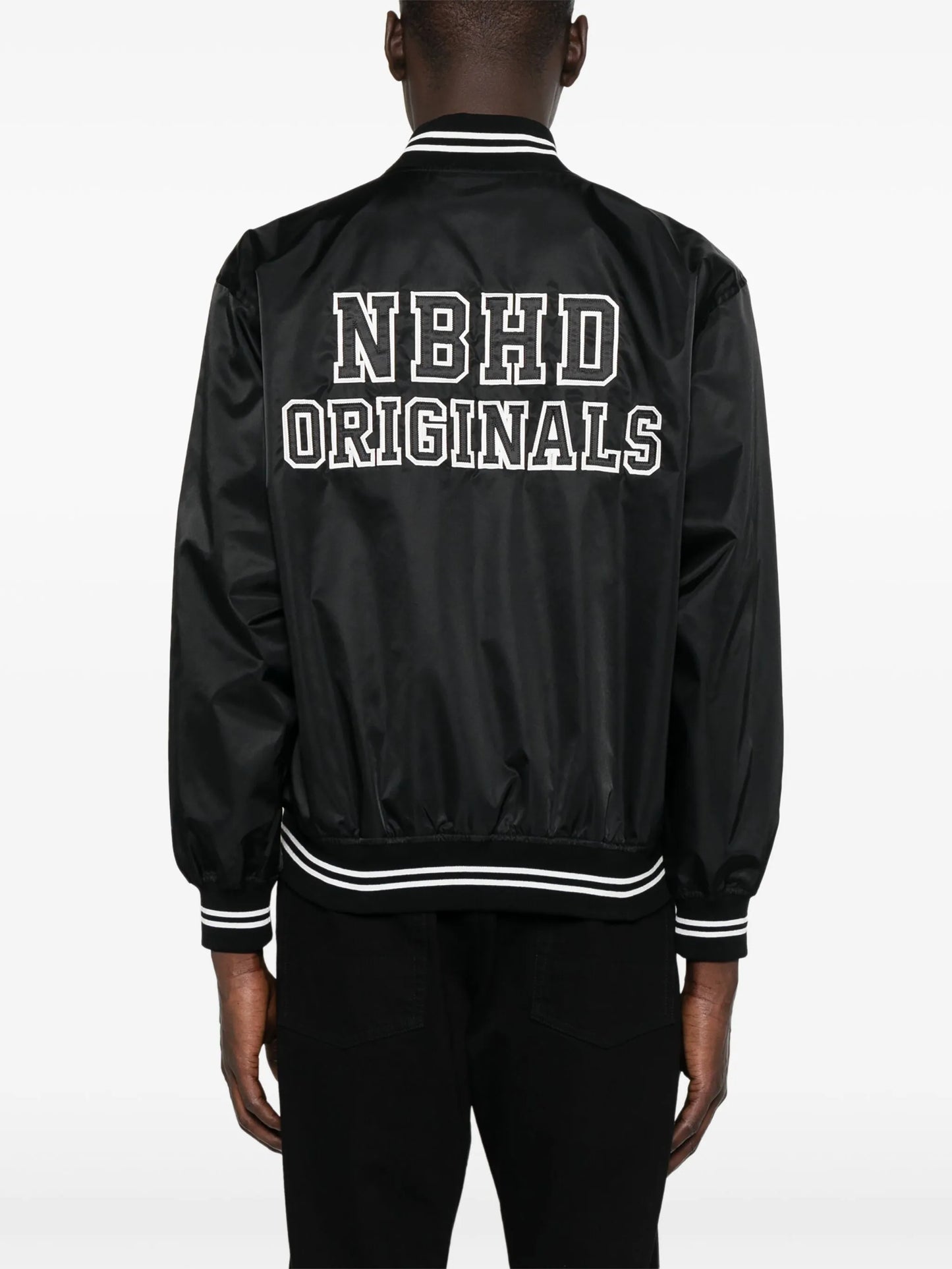 logo-patch baseball jacket