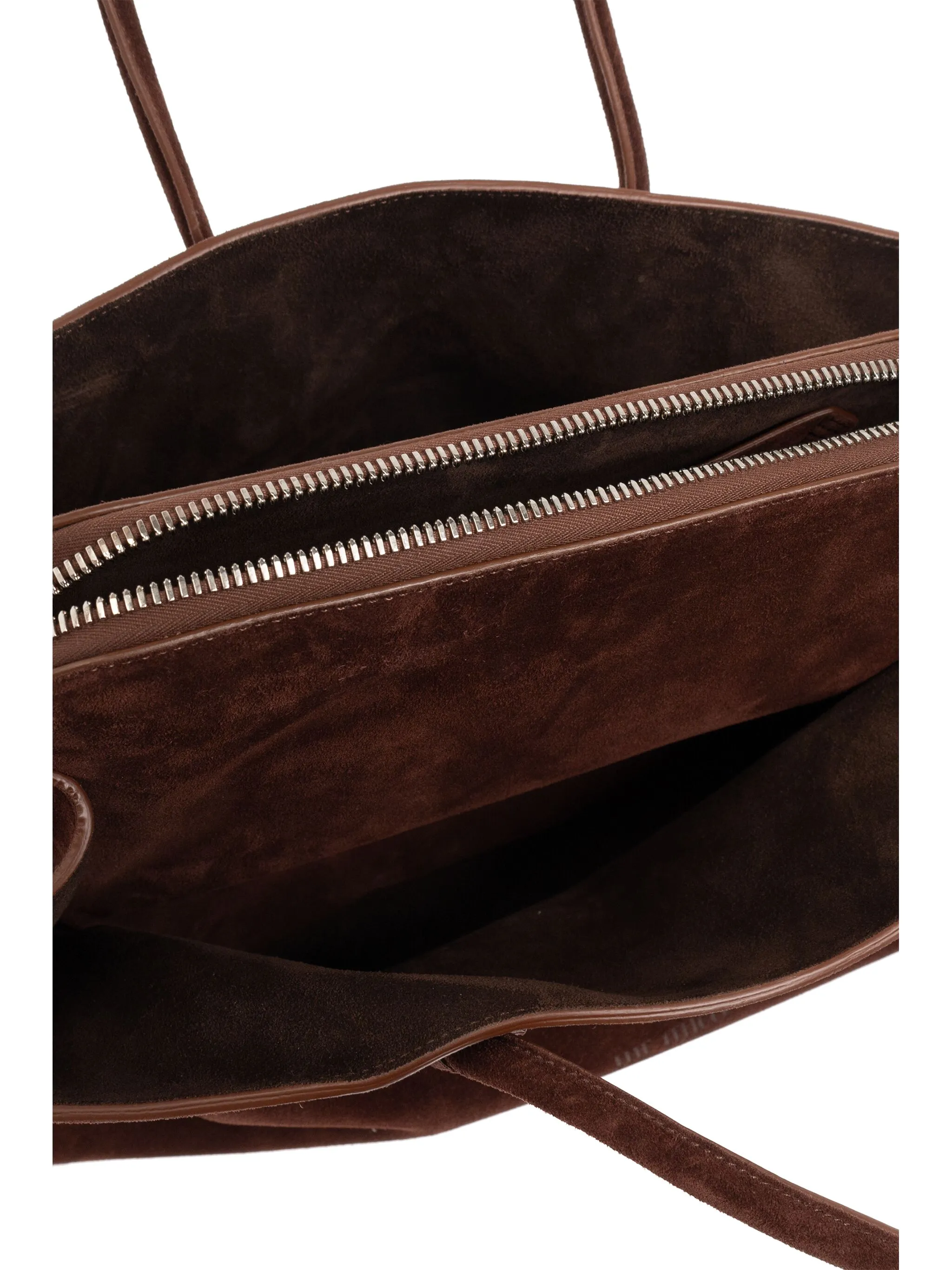 La Passeggiata Medium suede tote bag