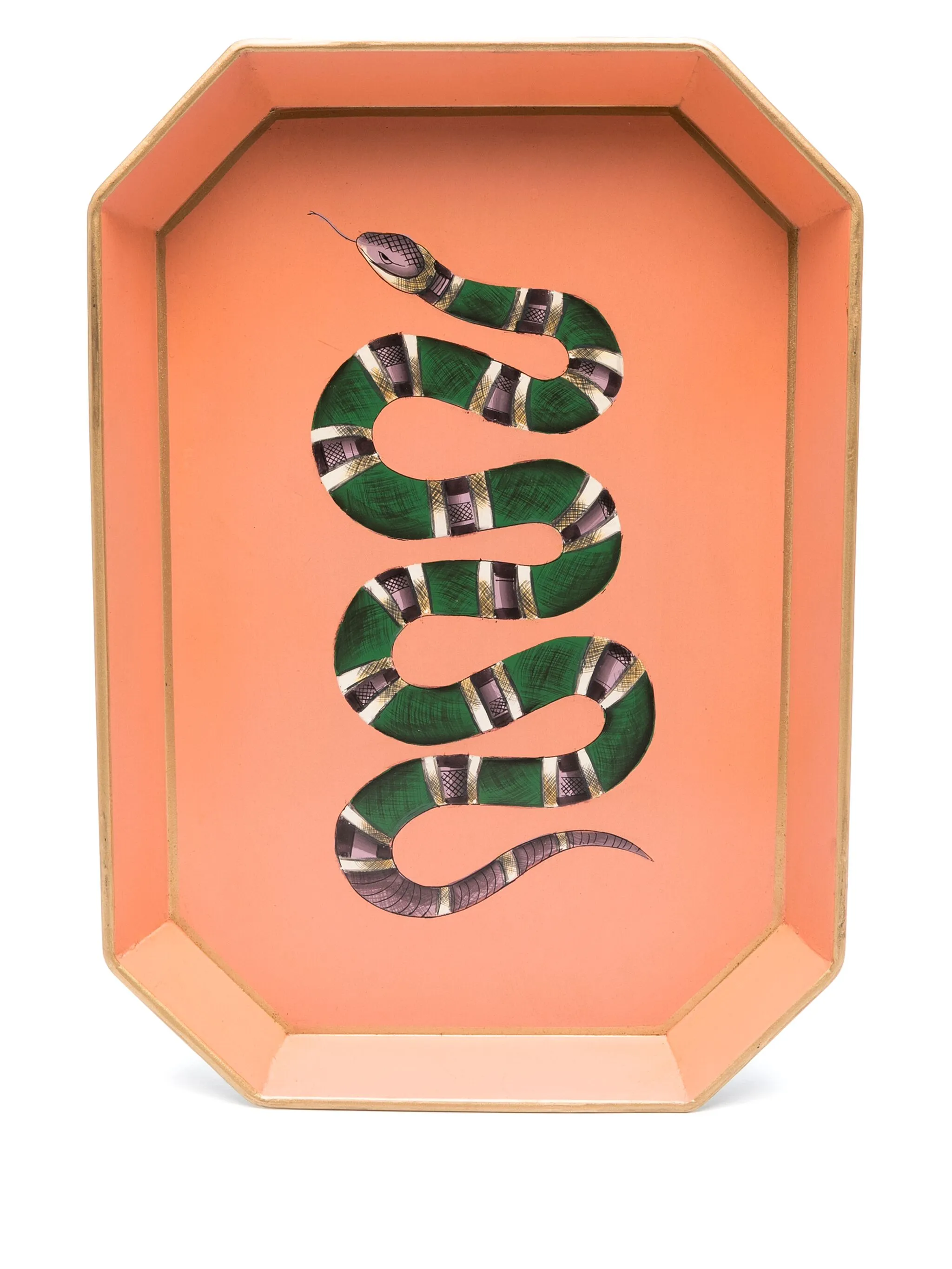 hand-painted iron tray (30cm x 43cm)