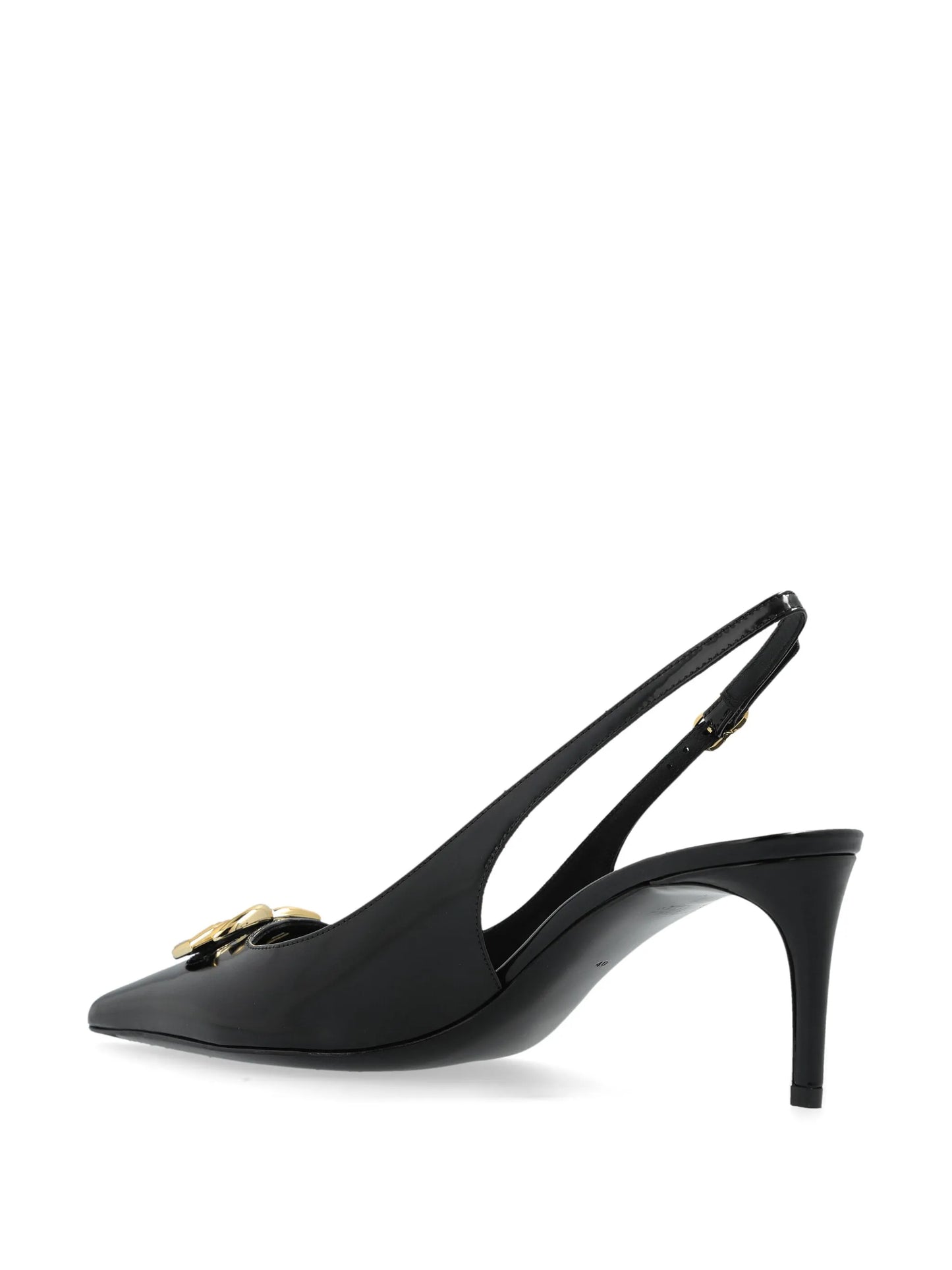 DG-logo slingback pumps