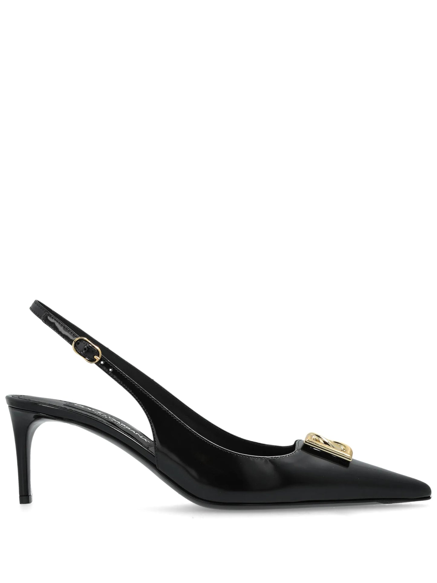 DG-logo slingback pumps