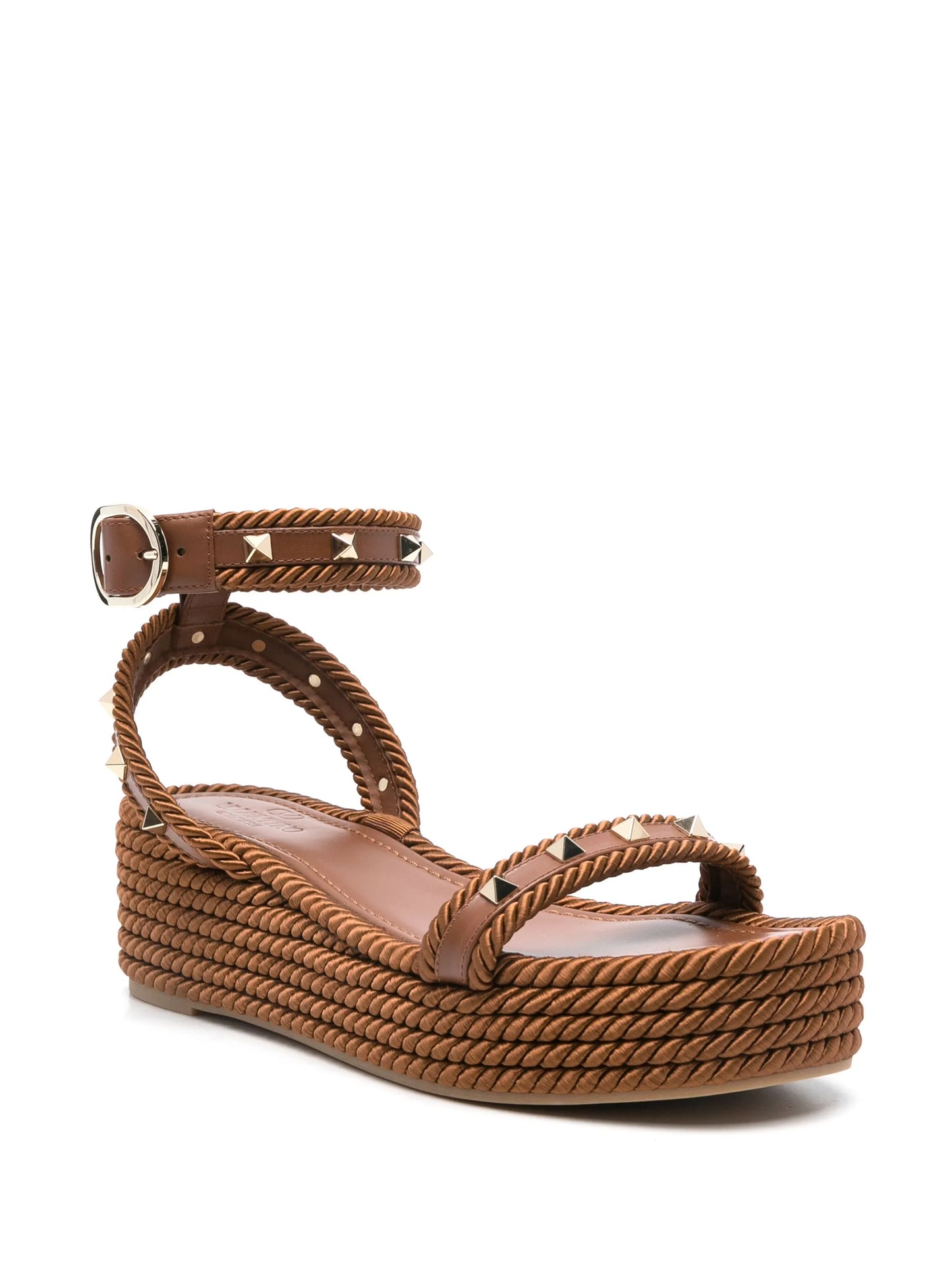 Rockstud platform espadrilles