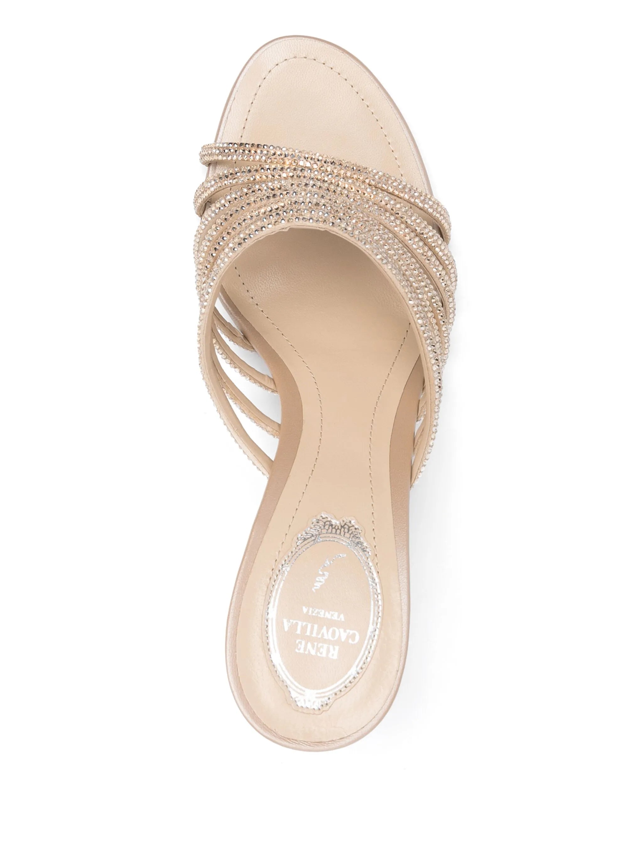 crystal-embellished sandals